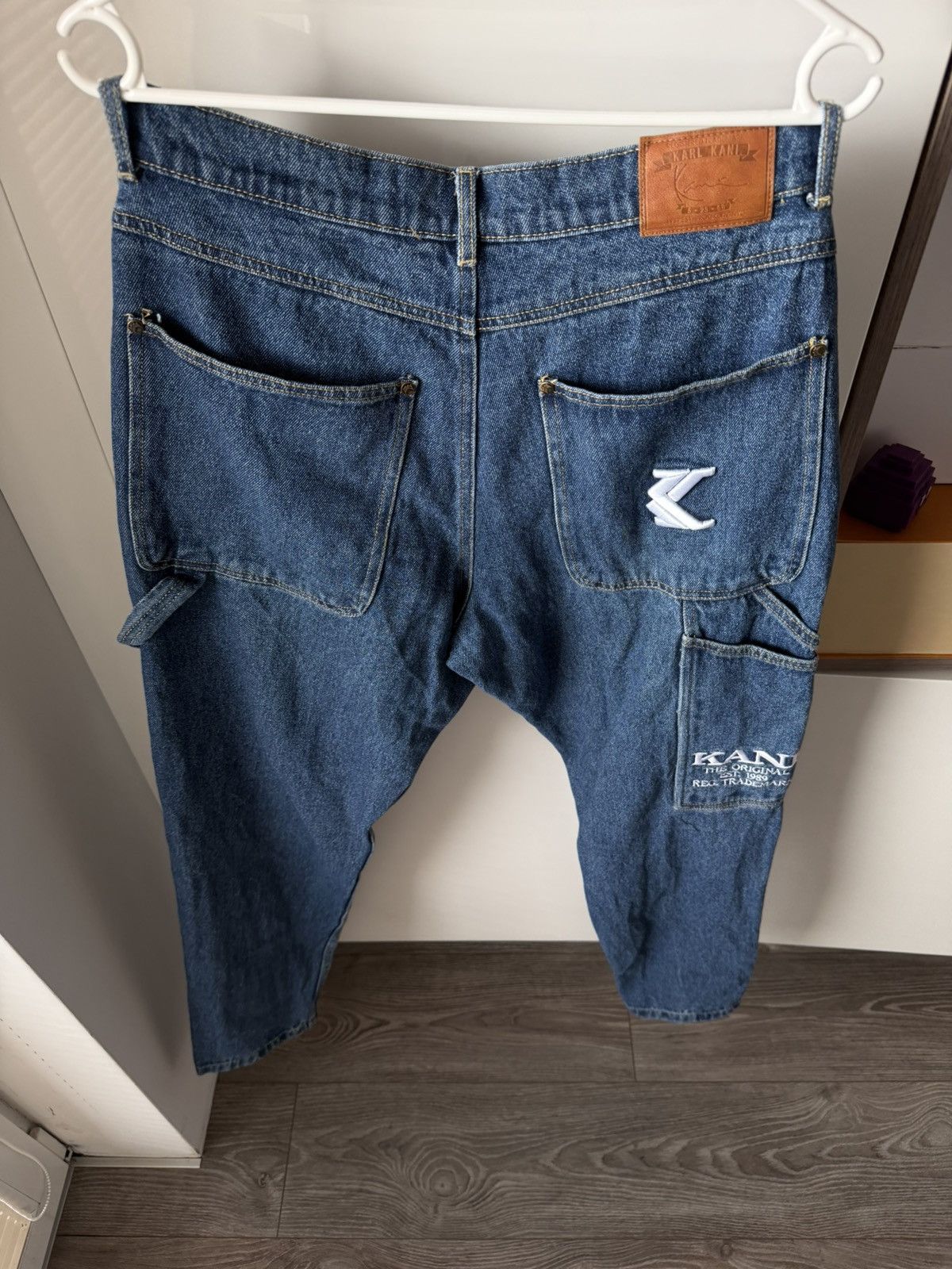 Karl Kani Karl Kani Embroidered Logo Rap Black Denim Unisex Jeans Size US 32 / EU 48 - 13 Thumbnail