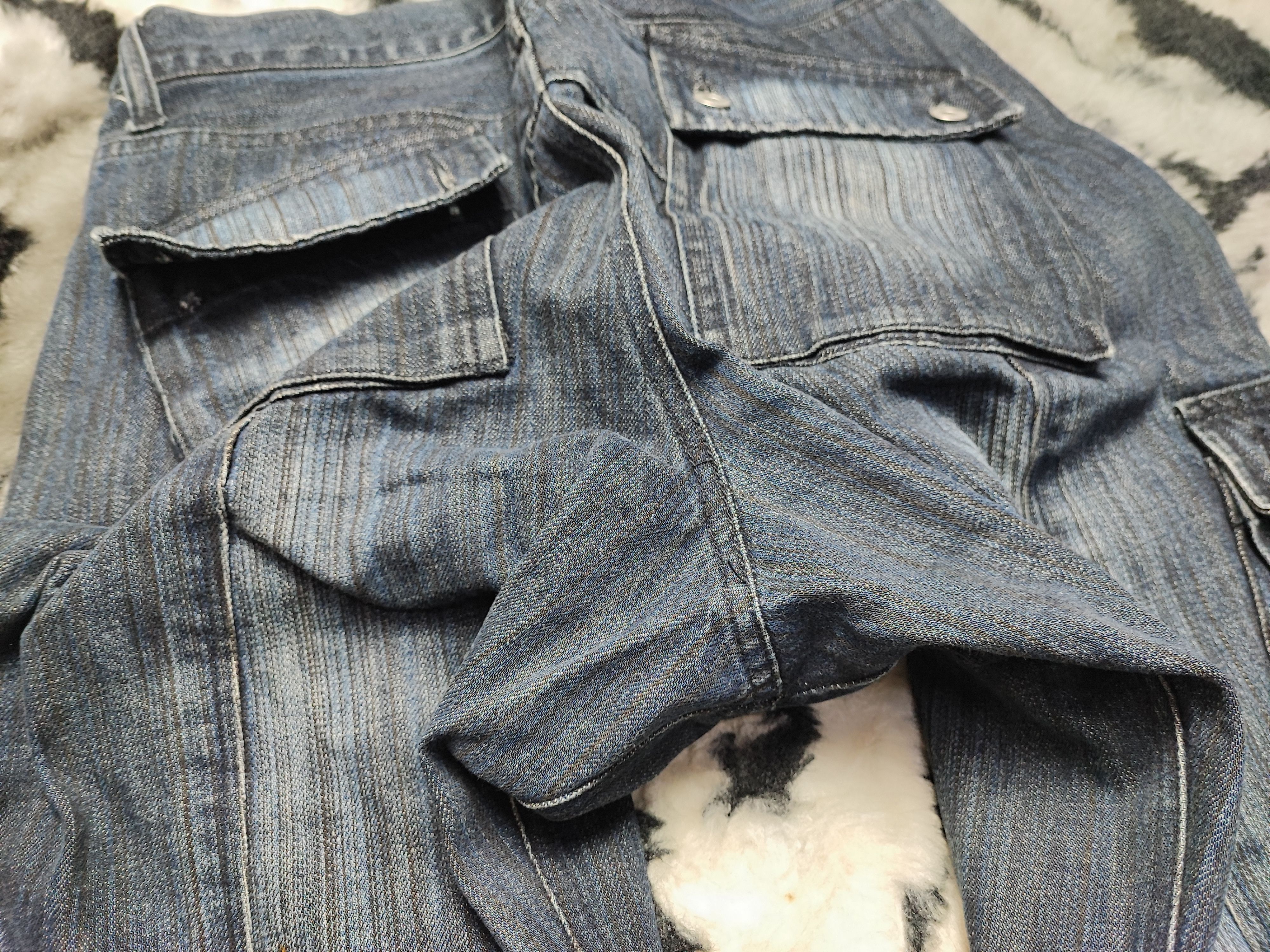 Number (N)ine Distress Baggy Denim Cargo Jeans Pant Japan Size US 32 / EU 48 - 13 Thumbnail