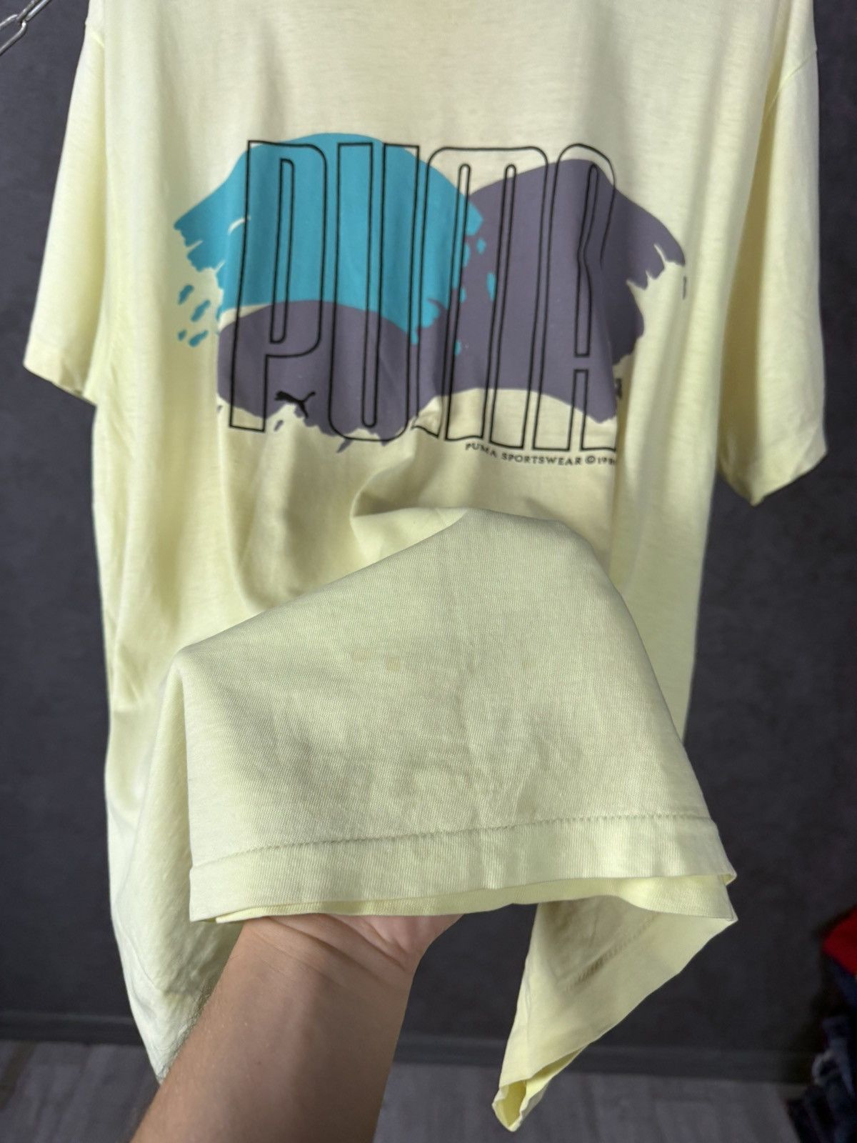 Puma Puma vintage 1989 sportwear tee Size US XL / EU 56 / 4 - 9 Thumbnail