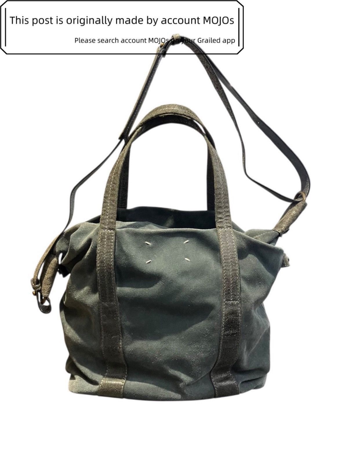 Maison Margiela Artisanal painted military bag | Grailed