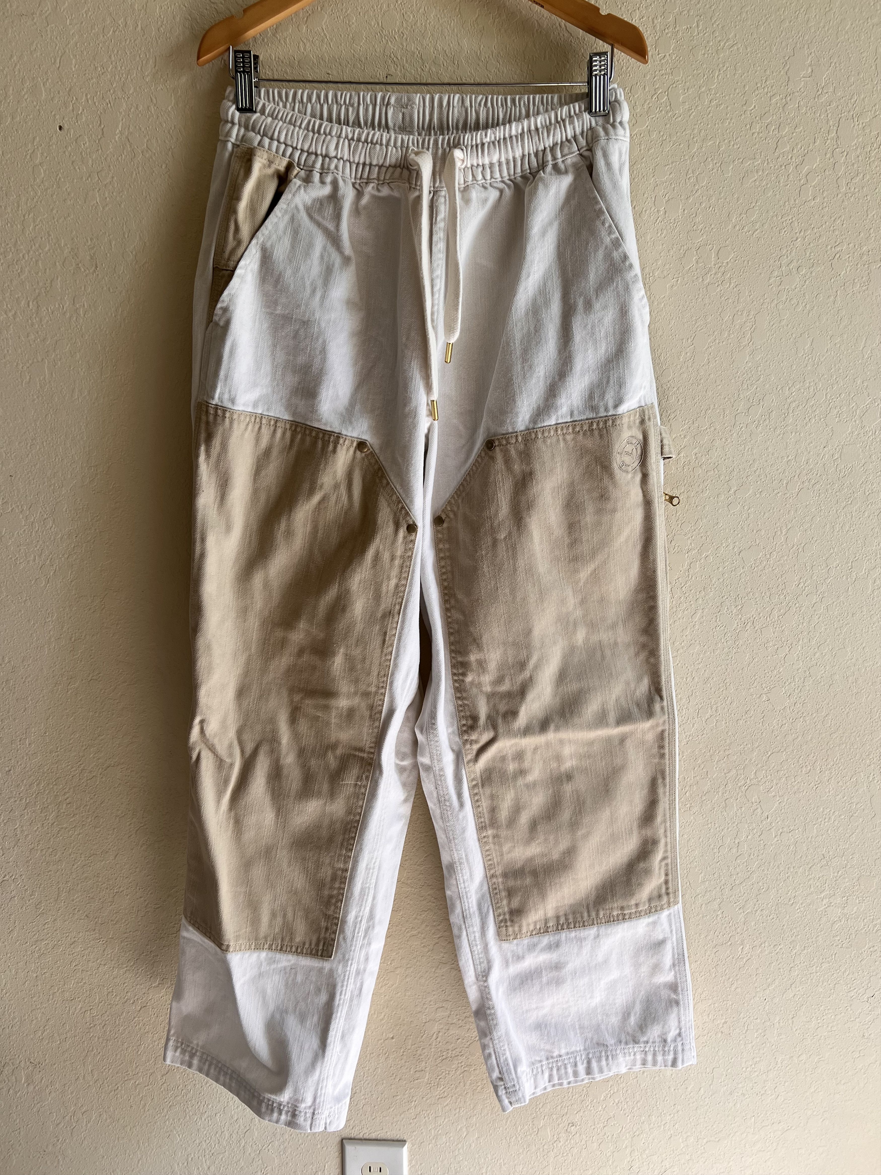 Puma [S] Puma x Rhude Rhuigi heavy cotton double knee pants white Size US 32 / EU 48 - 1 Thumbnail