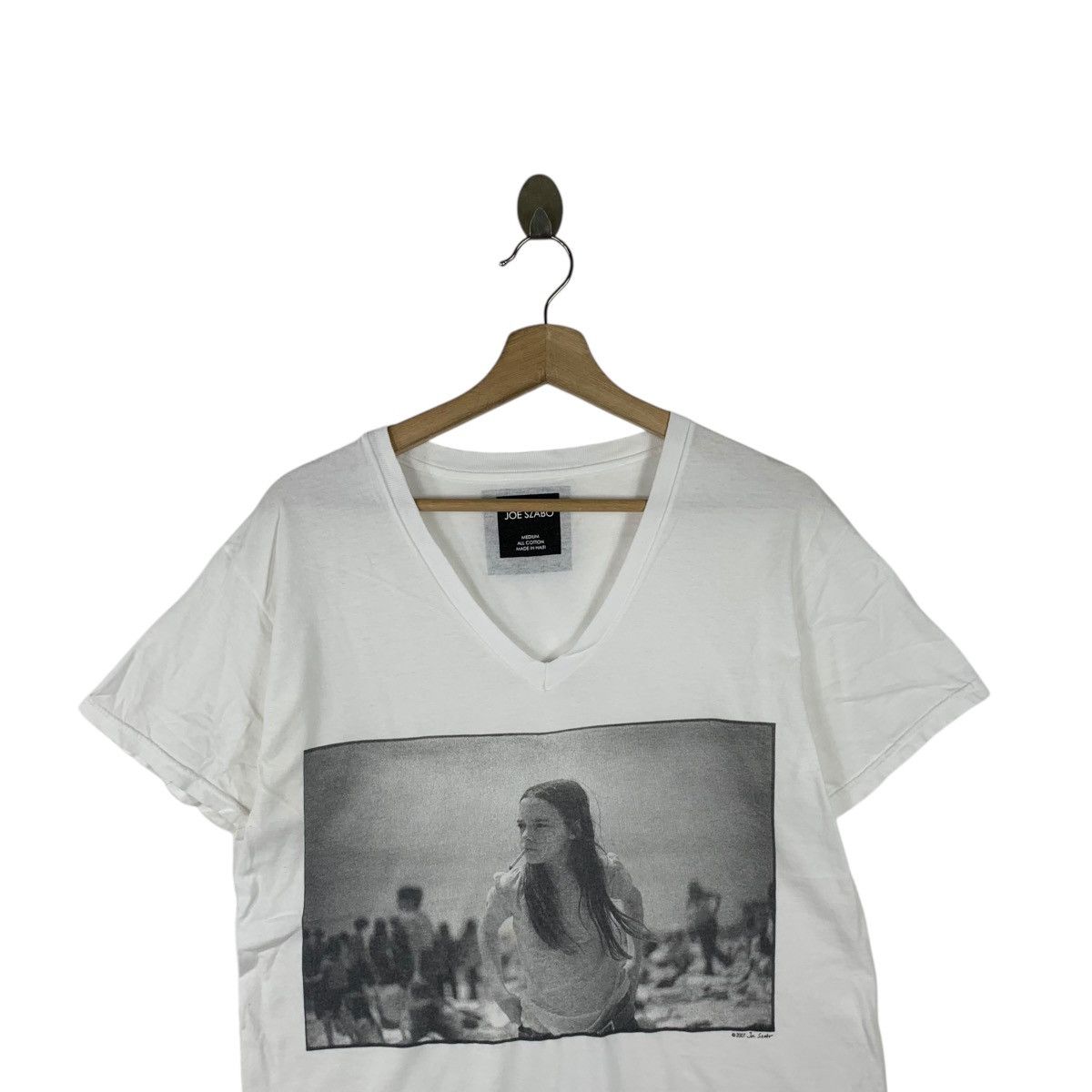 Vintage JOSEPH SZABO PRISCILLA Photograph Dinosaur Jr Tee Shirt Top Size M / US 6-8 / IT 42-44 - 2 Thumbnail