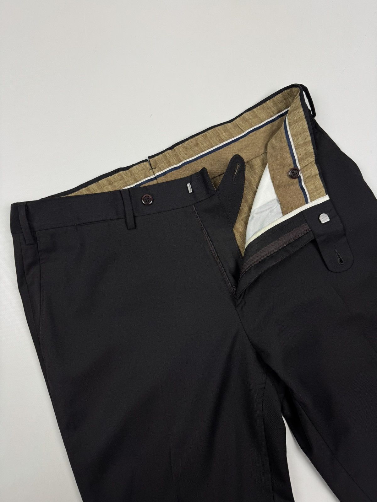Ermenegildo Zegna Gritti by Ermenegildo Zegna Wool Classic Trousers Pants Size US 34 / EU 50 - 8 Thumbnail