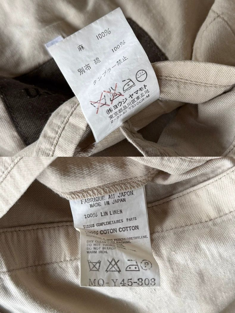 Yohji Yamamoto yohji yamamoto 03 SS Mainline Show Linen Jacket 2505-Nextar Size US L / EU 52-54 / 3 - 7 Thumbnail