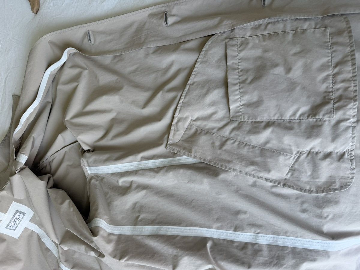 Brunello Cucinelli Brunello Cucinelli Mens Trench Coat Size XXL Size US XL / EU 56 / 4 - 10 Thumbnail