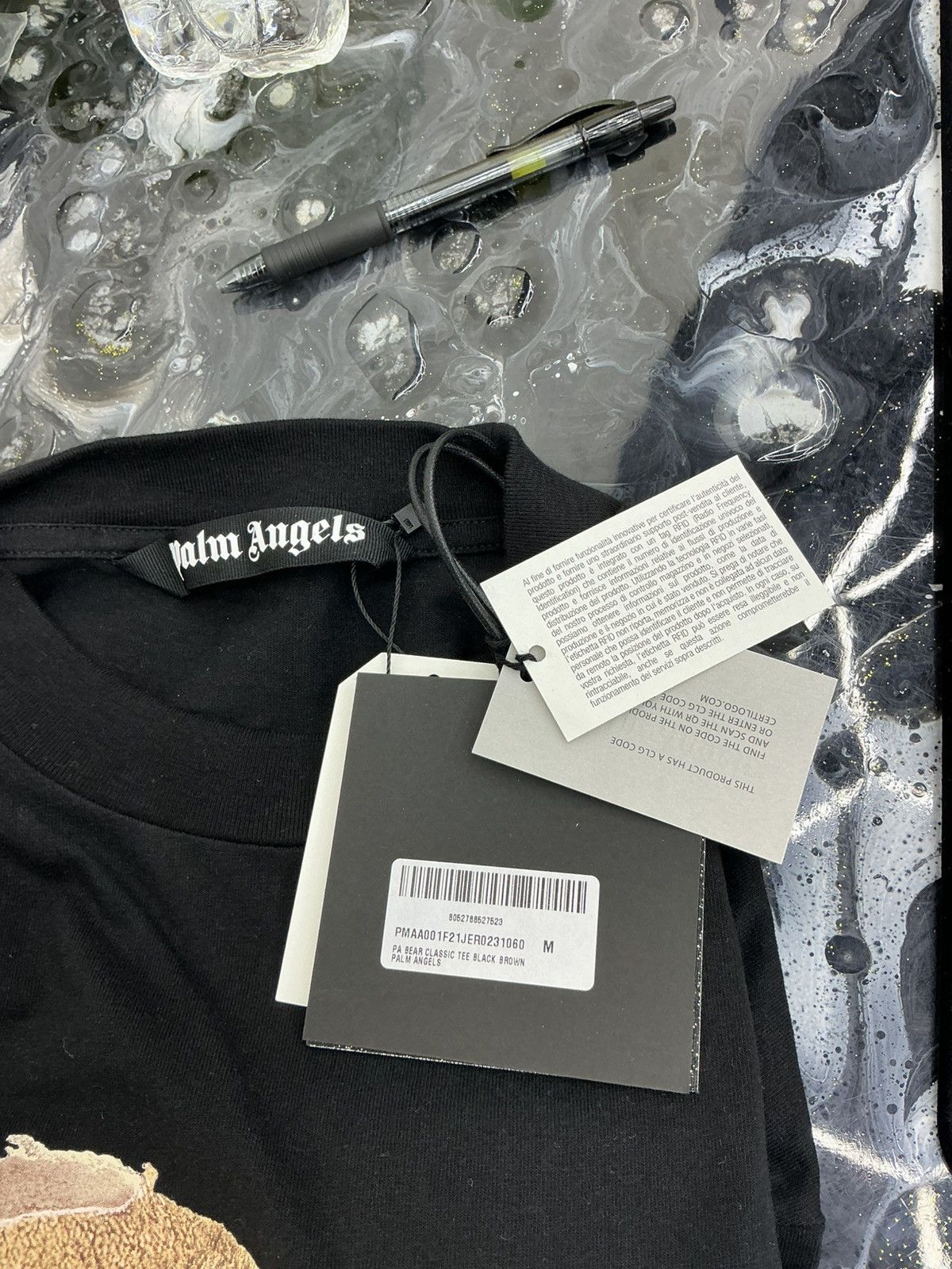 Palm Angels Palm Angels Bear Tee Black Size M Size US M / EU 48-50 / 2 - 7 Thumbnail