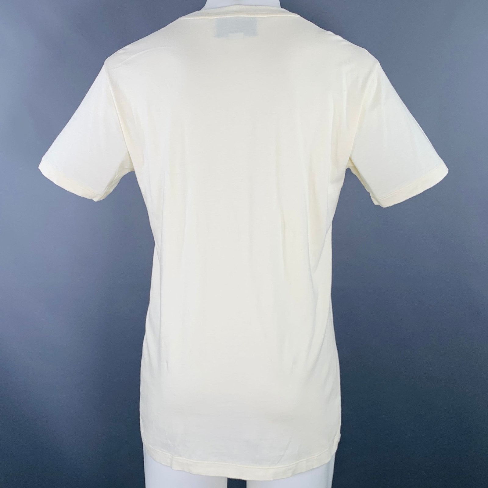 Gucci GUCCI Size S Cream Red Black Print Short Sleeve T-shirt Size US S / EU 44-46 / 1 - 4 Thumbnail