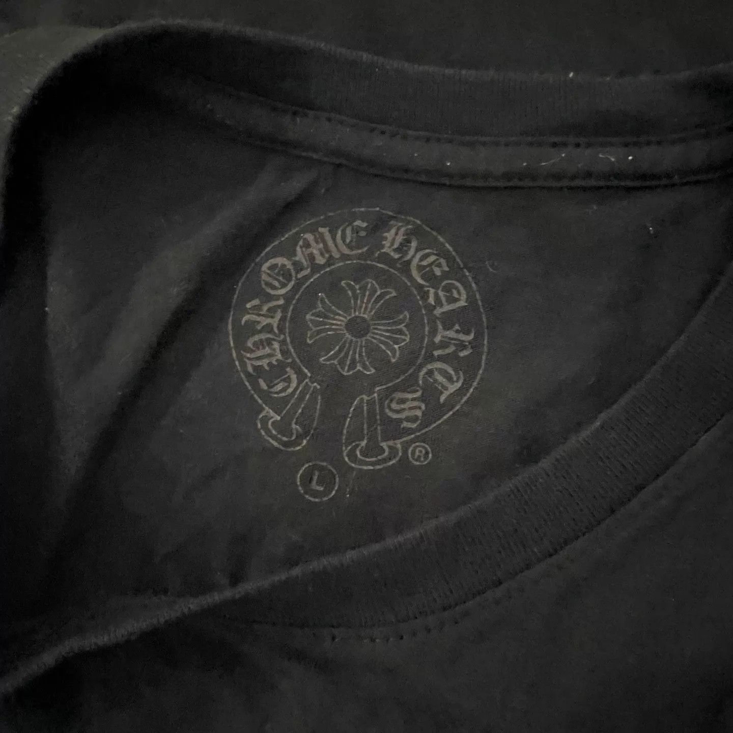 Chrome Hearts Chrome Hearts Black SS Tee Green Phantom Cross Print L Size L / US 10 / IT 46 - 3 Thumbnail