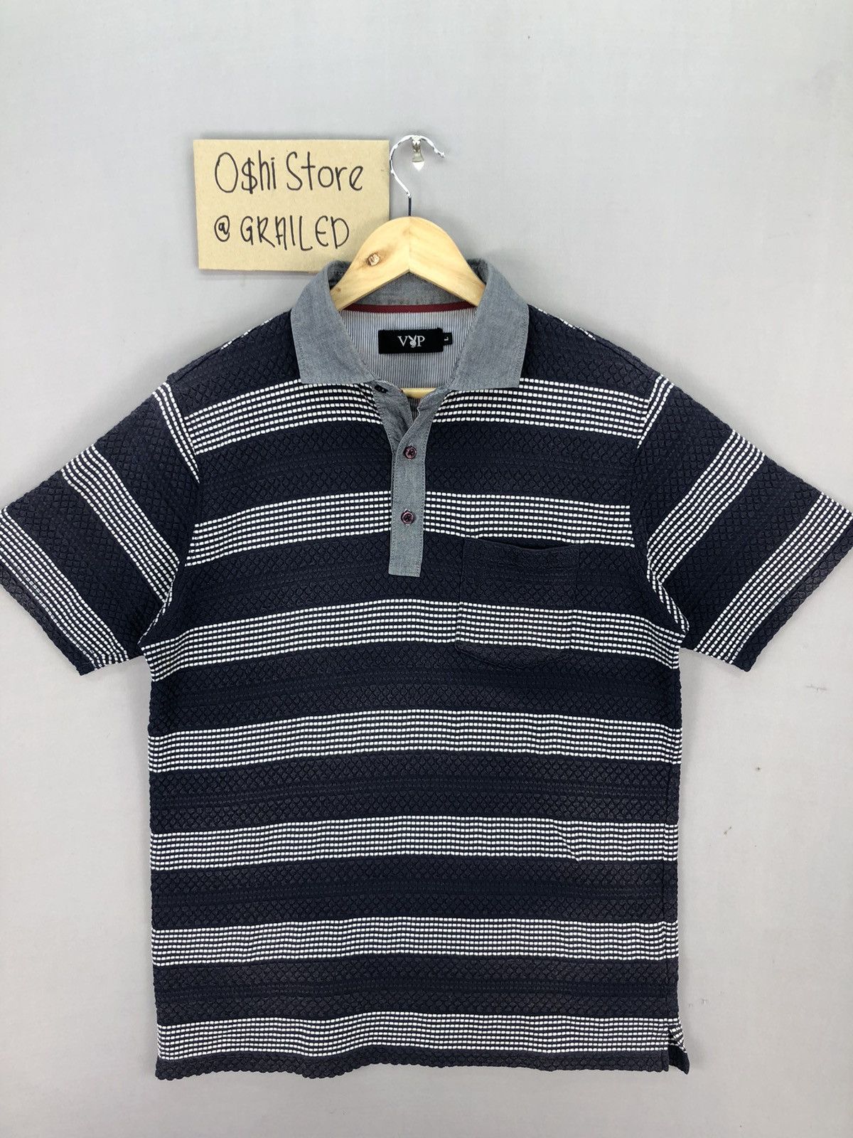 Playboy × Vintage Vintage VIP Playboy Polo T-Shirt Size US L / EU 52-54 / 3 - 1 Thumbnail