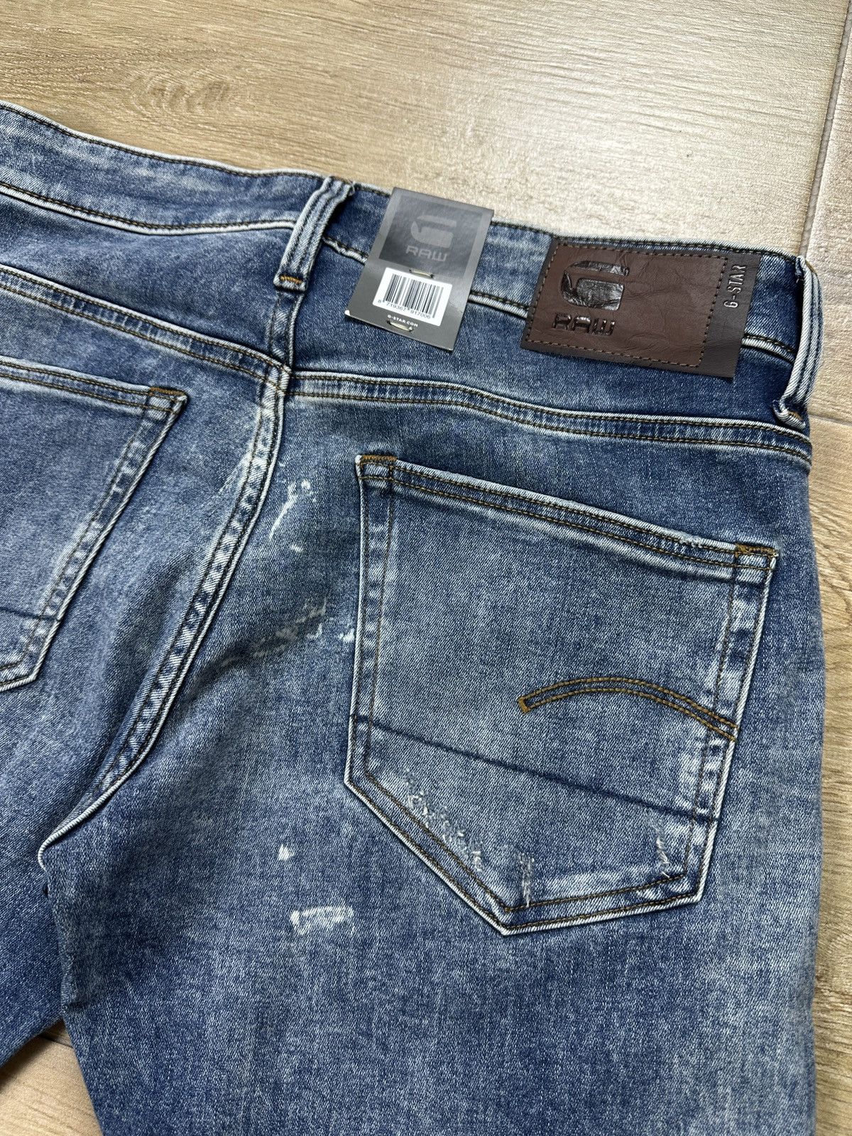 G-Star NEW!!! G-Star Raw 3301 Deconstructed Skinny Denim Jeans Size US 31 - 10 Thumbnail