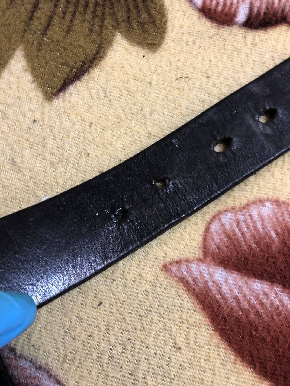 Harley Davidson Harley Davidson vintage leather bike belt Size ONE SIZE - 9 Thumbnail