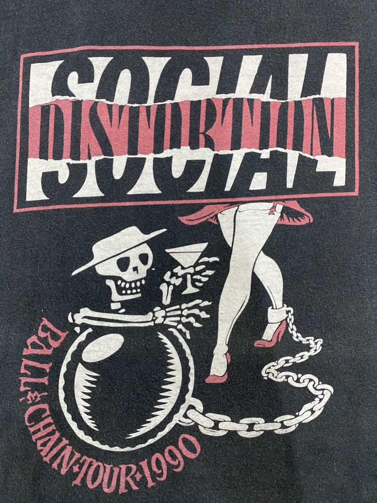 Band Tees VINTAGE SOCIAL DISTORTION BALL & CHAIN TOUR Size US XL / EU 56 / 4 - 3 Thumbnail