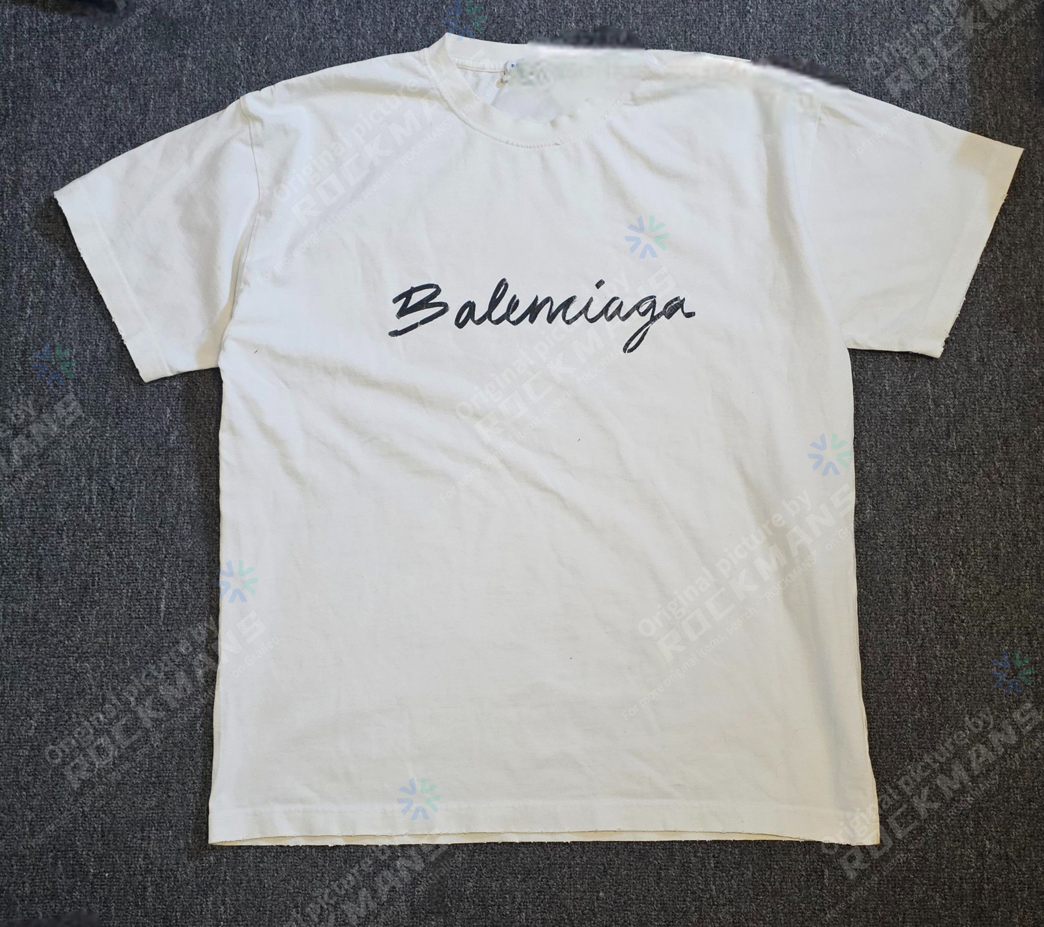 Balenciaga Balenciaga Script Logo Oversize T-shirt White Size L Size US L / EU 52-54 / 3 - 1 Thumbnail