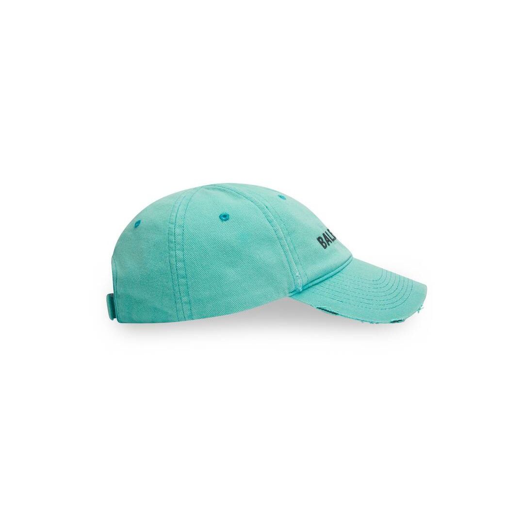 Balenciaga o1bcso1str1024 Size: L / Logo Front Cap in Blue Size ONE SIZE - 4 Thumbnail