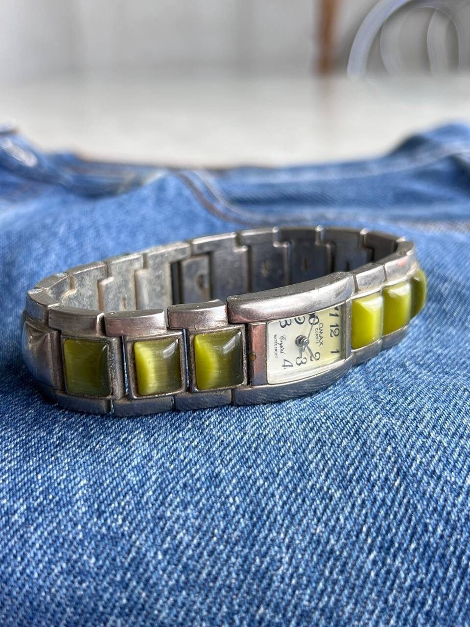 Japanese Brand Vintage Japanese style futuristic Watch OMAX Green Steel Y2K Size ONE SIZE - 1 Thumbnail