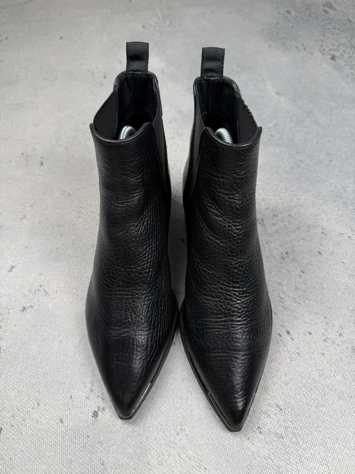 Acne Studios Acne Studios Jensen Black Leather Chelsea Boots Pointed Toe Size US 6 / IT 36 - 5 Thumbnail