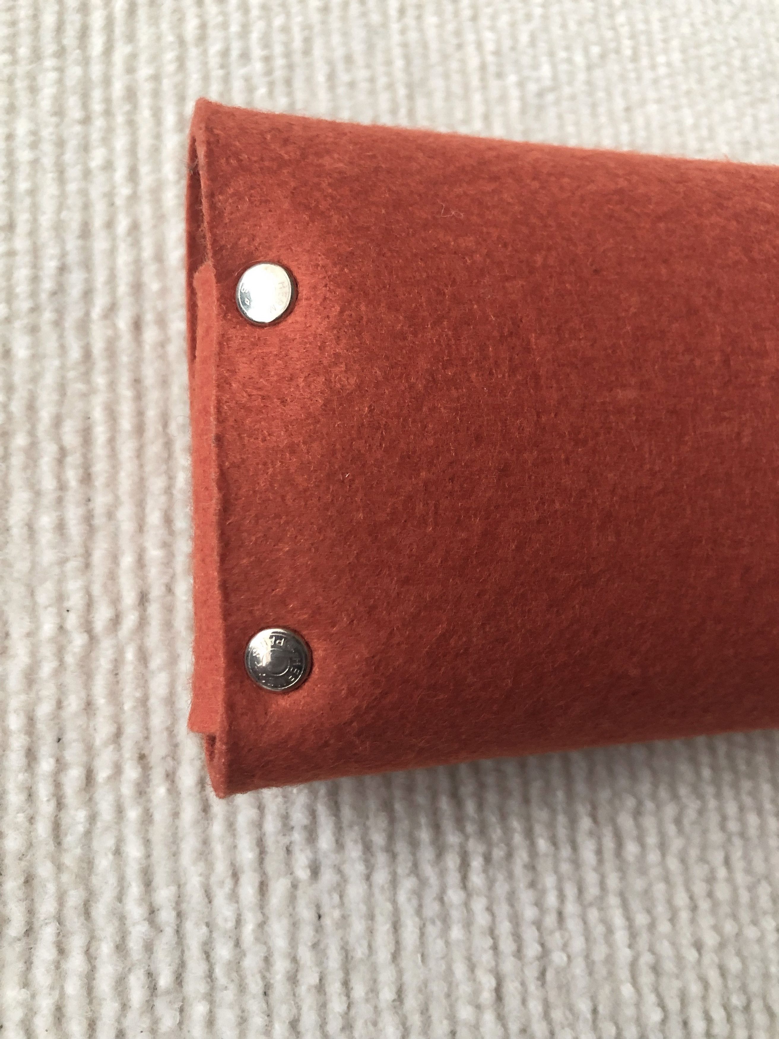 Hermes Hermes Evelyne Etui Cartes Wool Holder Pouch Case Wallet Size ONE SIZE - 6 Thumbnail