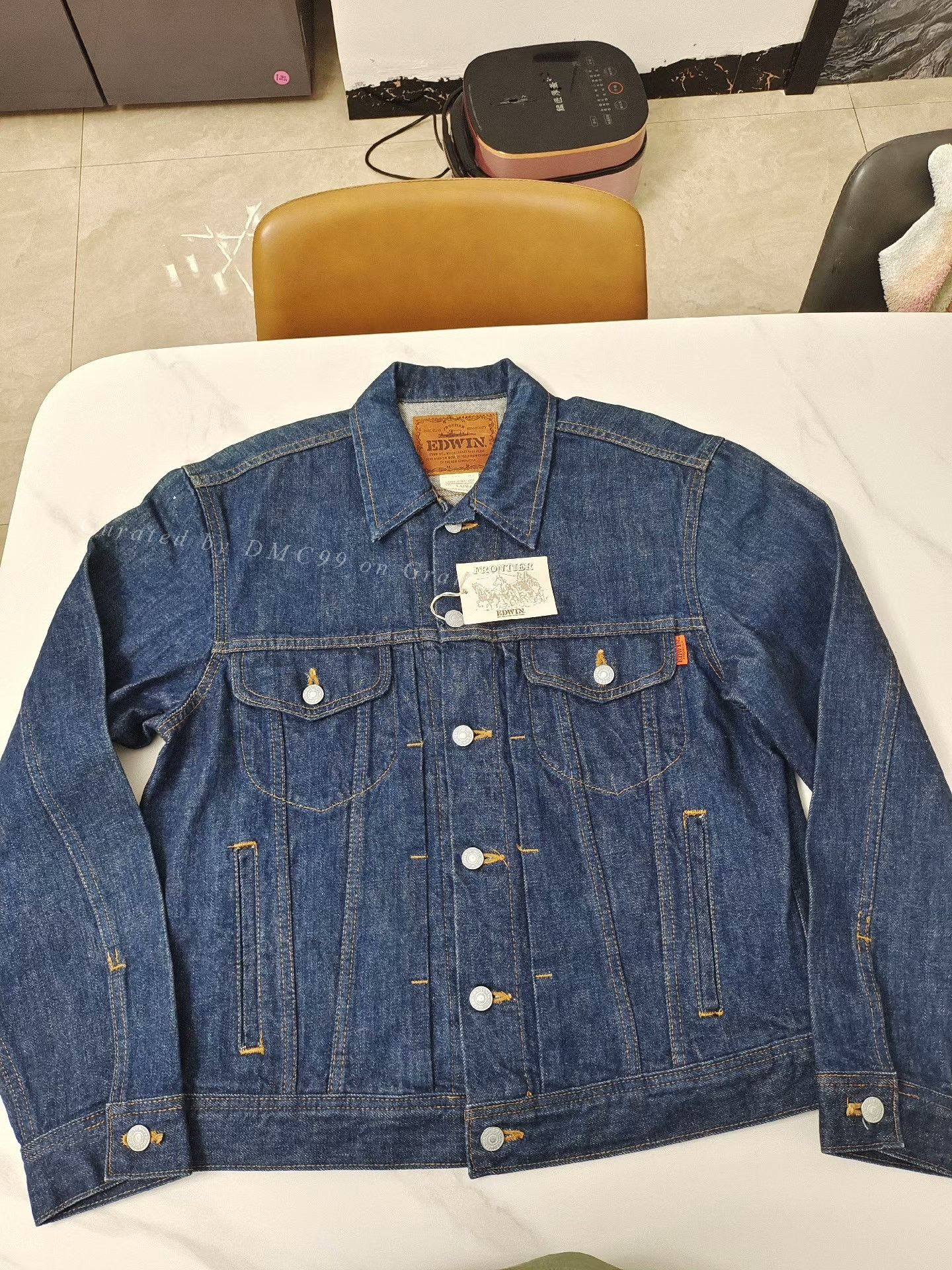Edwin Vintage EDWIN Japan-Made Denim Jacket Size US L / EU 52-54 / 3 - 1 Thumbnail