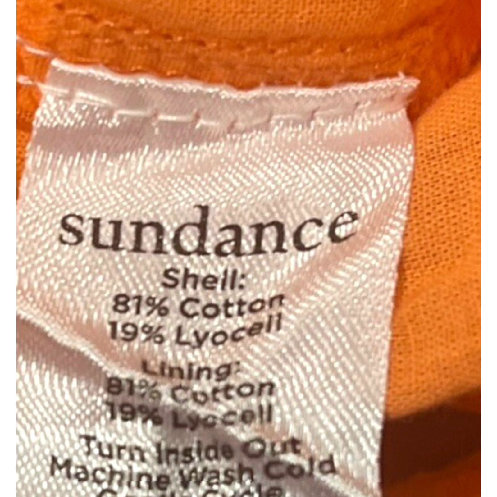 Vintage Sundance Maxi Dress Women Large Orange Bohemian Tiered Ruffle Cotton Lyocell Casual Summer Spring Fall Size L / US 10 / IT 46 - 7 Thumbnail