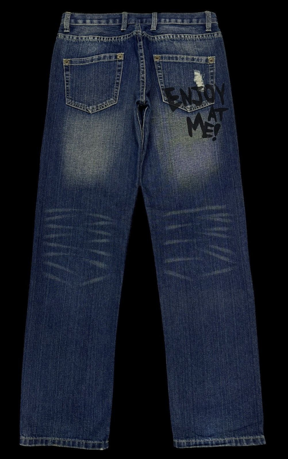 Hysteric Glamour SKY BLUE HYSTERIC GLAMOUR STYLE DISTRESSED DENIM JEANS Size US 30 / EU 46 - 2 Thumbnail