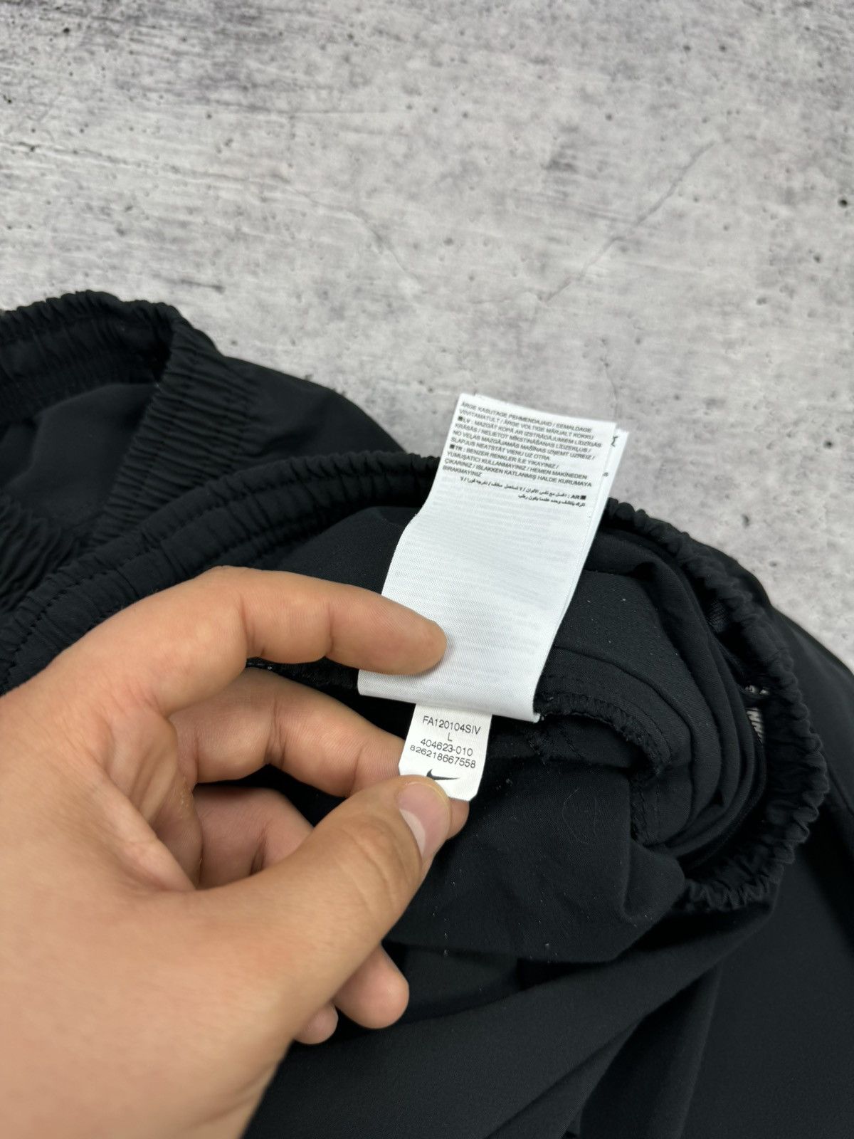 Nike × Vintage Vintage Nike Y2K Style Reflective Swoosh Logo Drill Pants Size US 34 / EU 50 - 15 Thumbnail