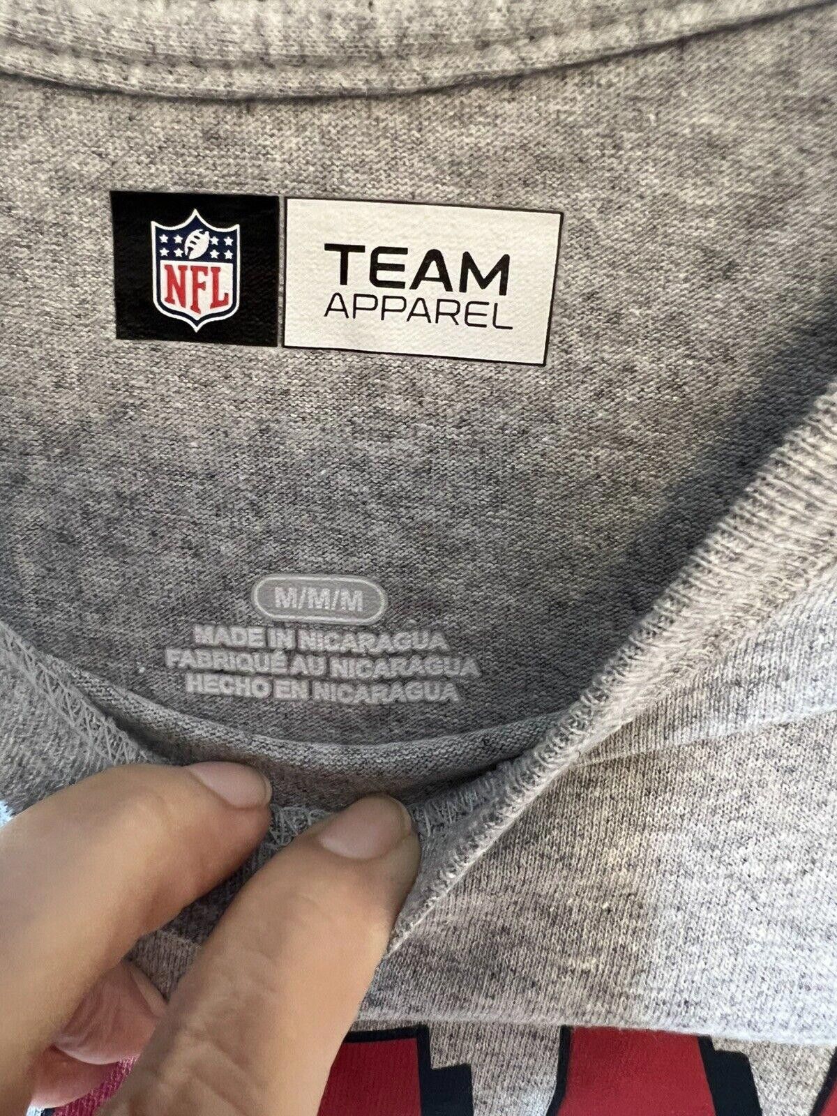 Designer Men's Heathered Gray Houston Texans To The Wire T-Shirt Size ONE SIZE - 4 Thumbnail