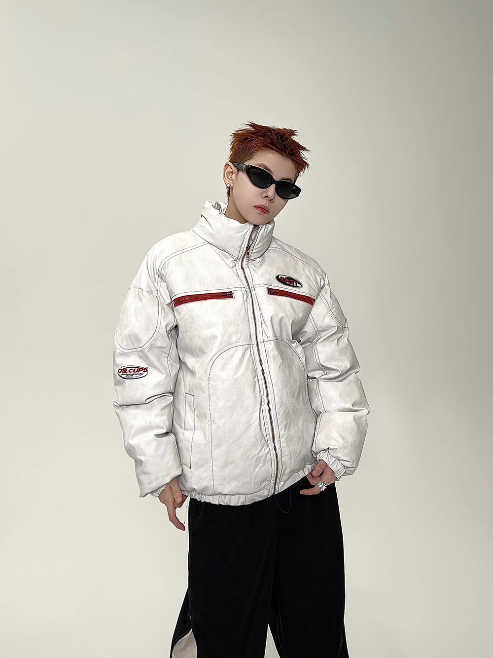 Japanese Brand Embroidery Motorcycle Padded Jacket Size US M / EU 48-50 / 2 - 3 Thumbnail
