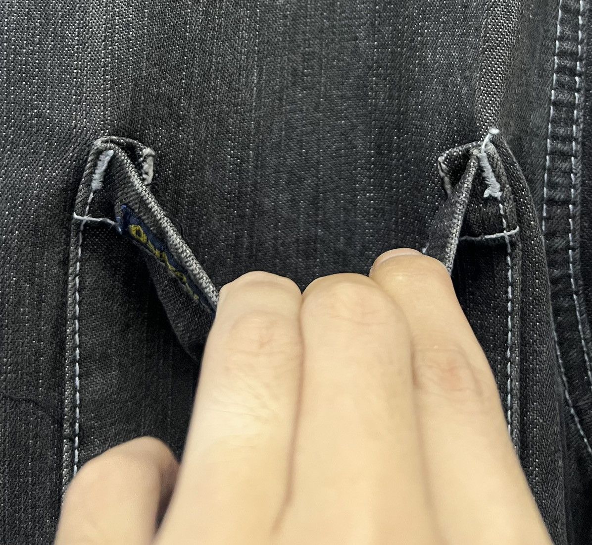 Oshkosh × Vintage Vintage OshKosh Classic Black Denim Coveralls - Size M Size US 37 - 5 Thumbnail