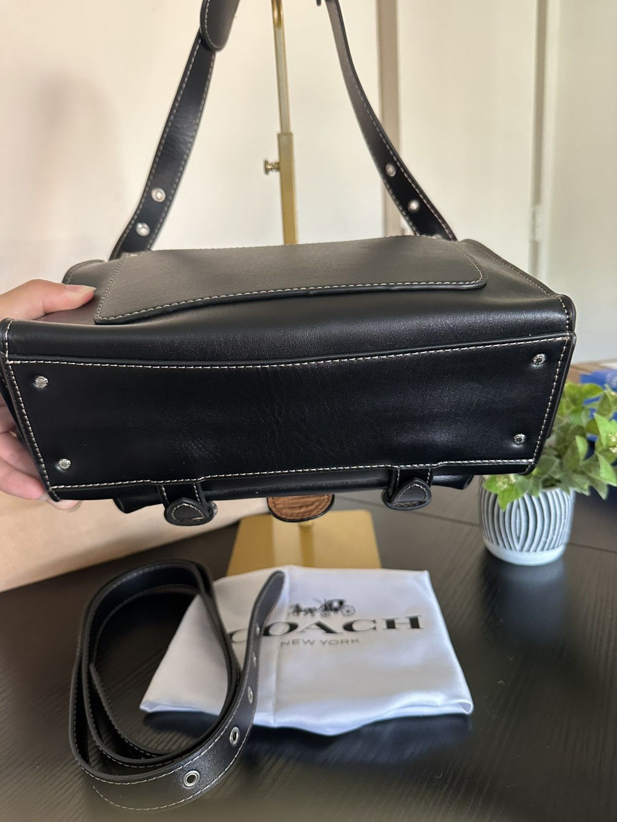 Coach Coach Cargo Western Turn-Lock Soft Tabby black Size ONE SIZE - 10 Thumbnail