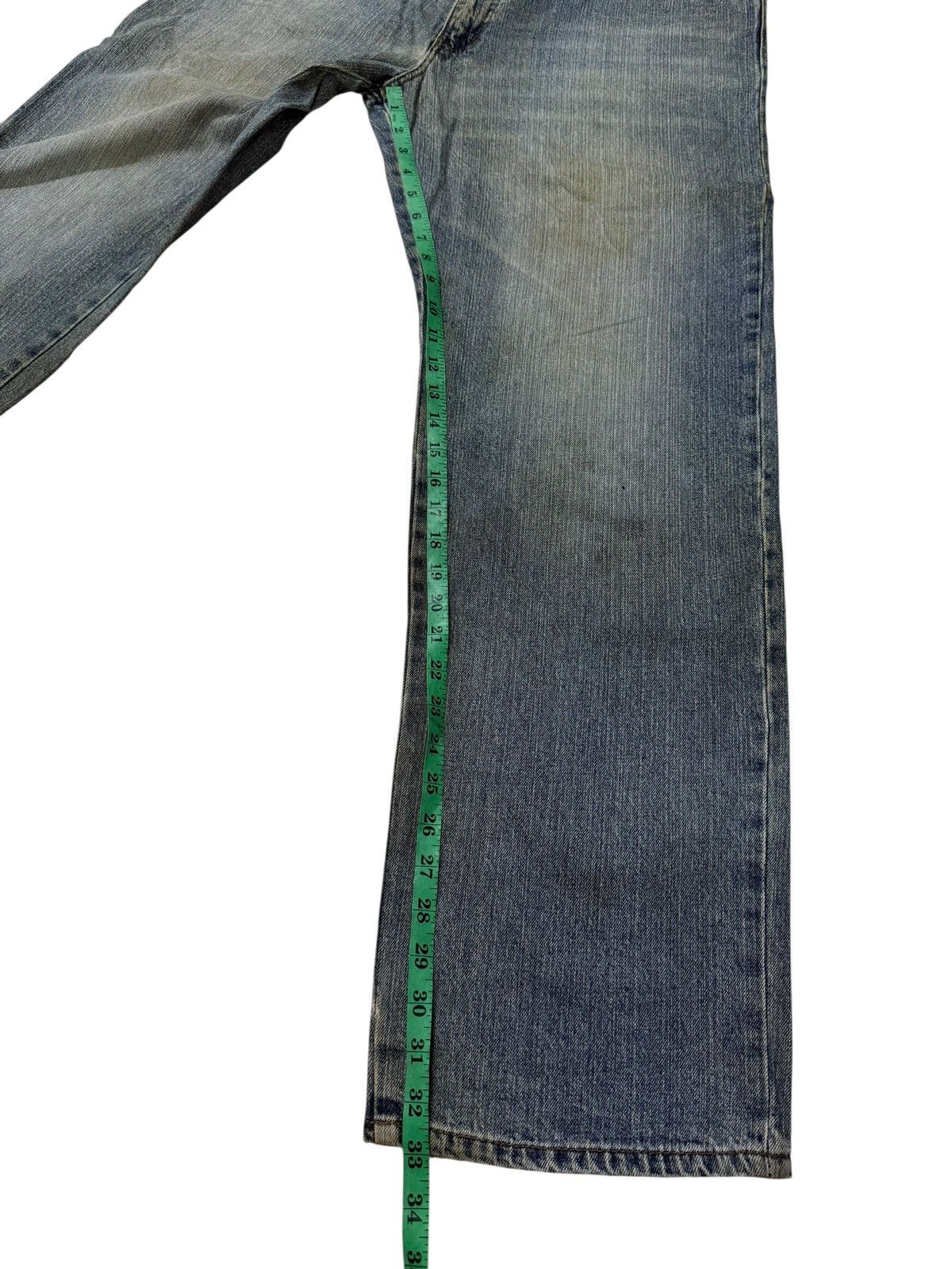 Japanese Brand Dominate Handcrafted Sukajan Embroidered Koi Fish Jeans Size US 34 / EU 50 - 15 Thumbnail
