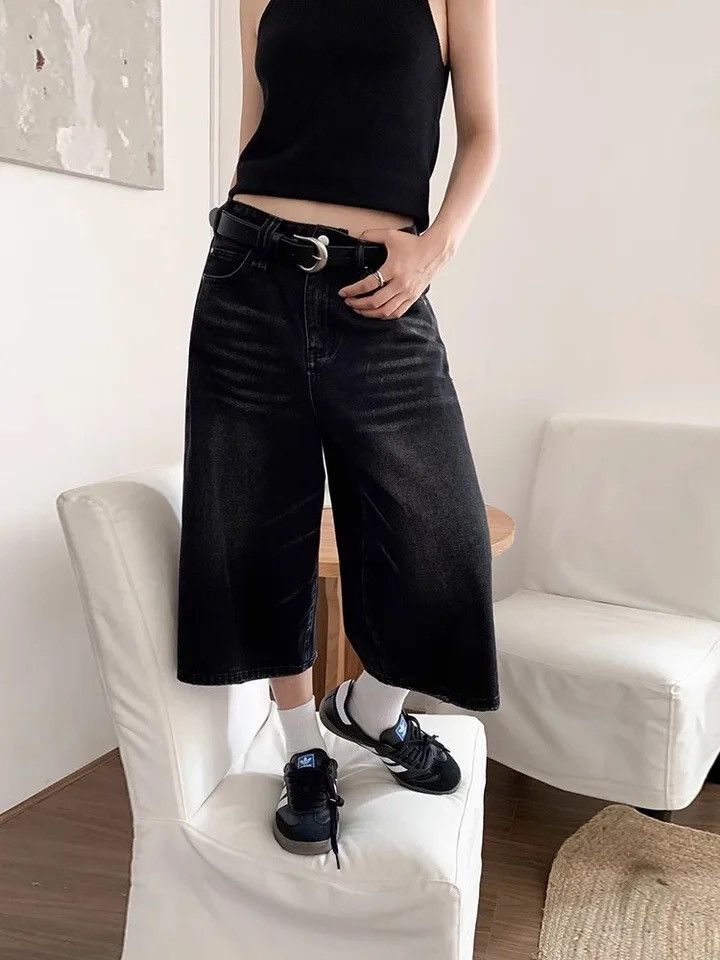 Japanese Brand × Vintage Vintage Breeches Harajuku Hip Hop Shorts Bermudas Size US 34 / EU 50 - 4 Thumbnail