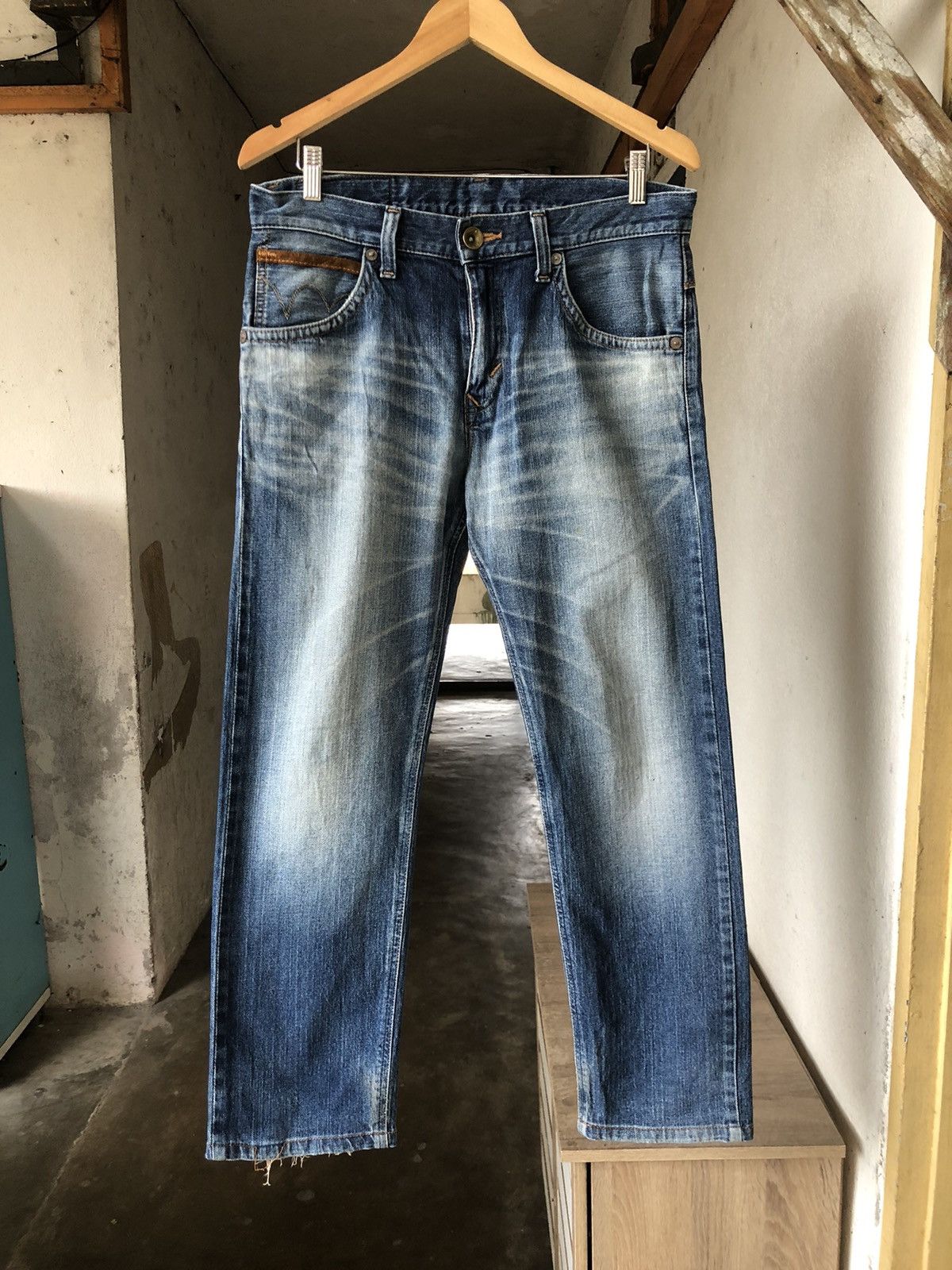 Edwin Vintage Edwin Distressed Denim Size US 32 / EU 48 - 1 Thumbnail