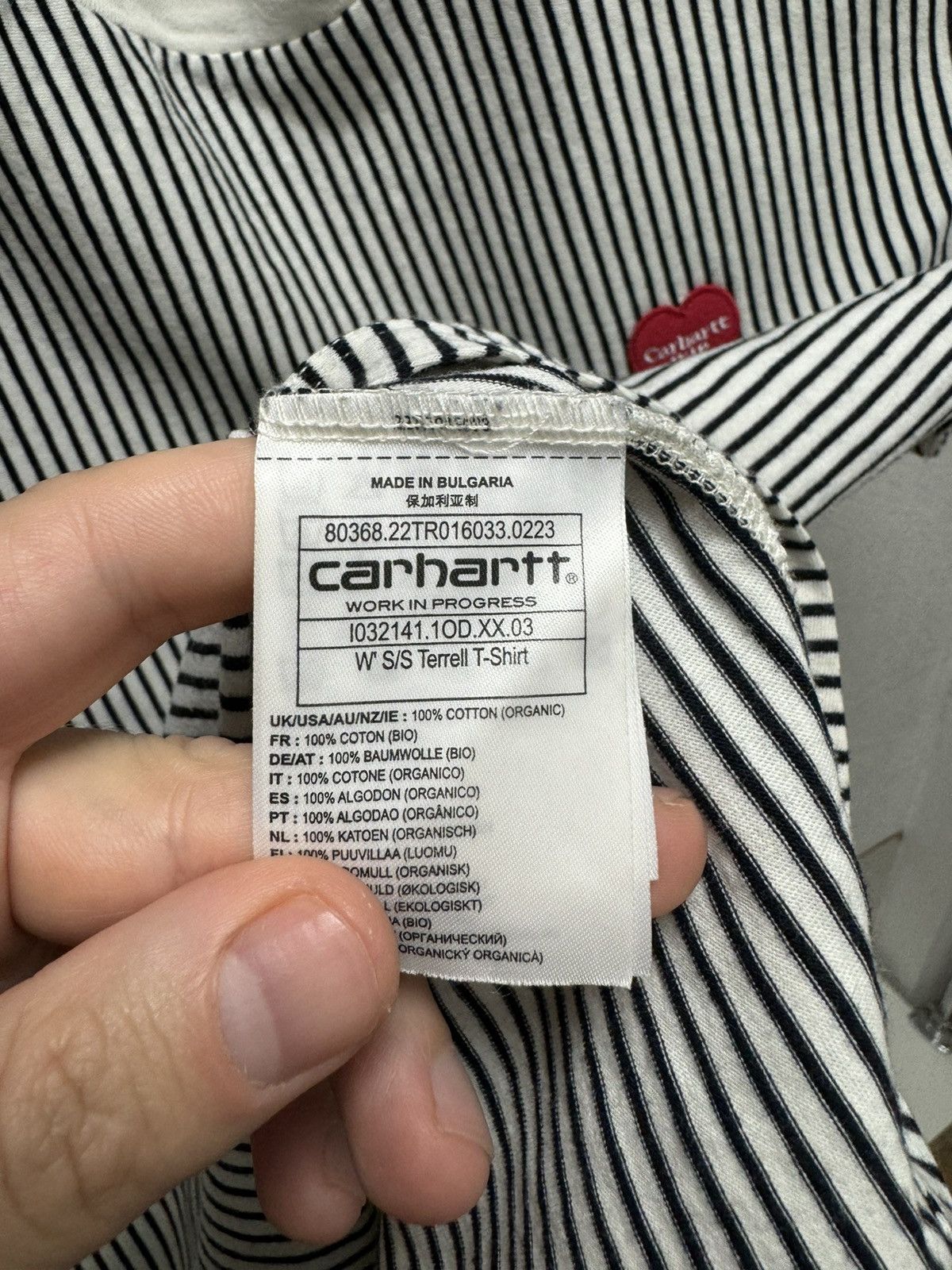 Carhartt Wip Carhartt wip vintage stripped t-shirt M sz Size US M / EU 48-50 / 2 - 9 Thumbnail