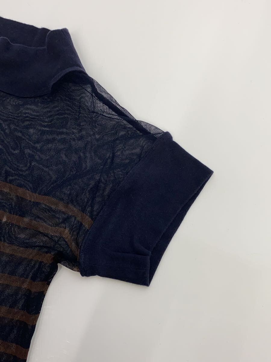 Jean Paul Gaultier Striped Mesh Short Sleeve Top Size M / US 6-8 / IT 42-44 - 4 Thumbnail