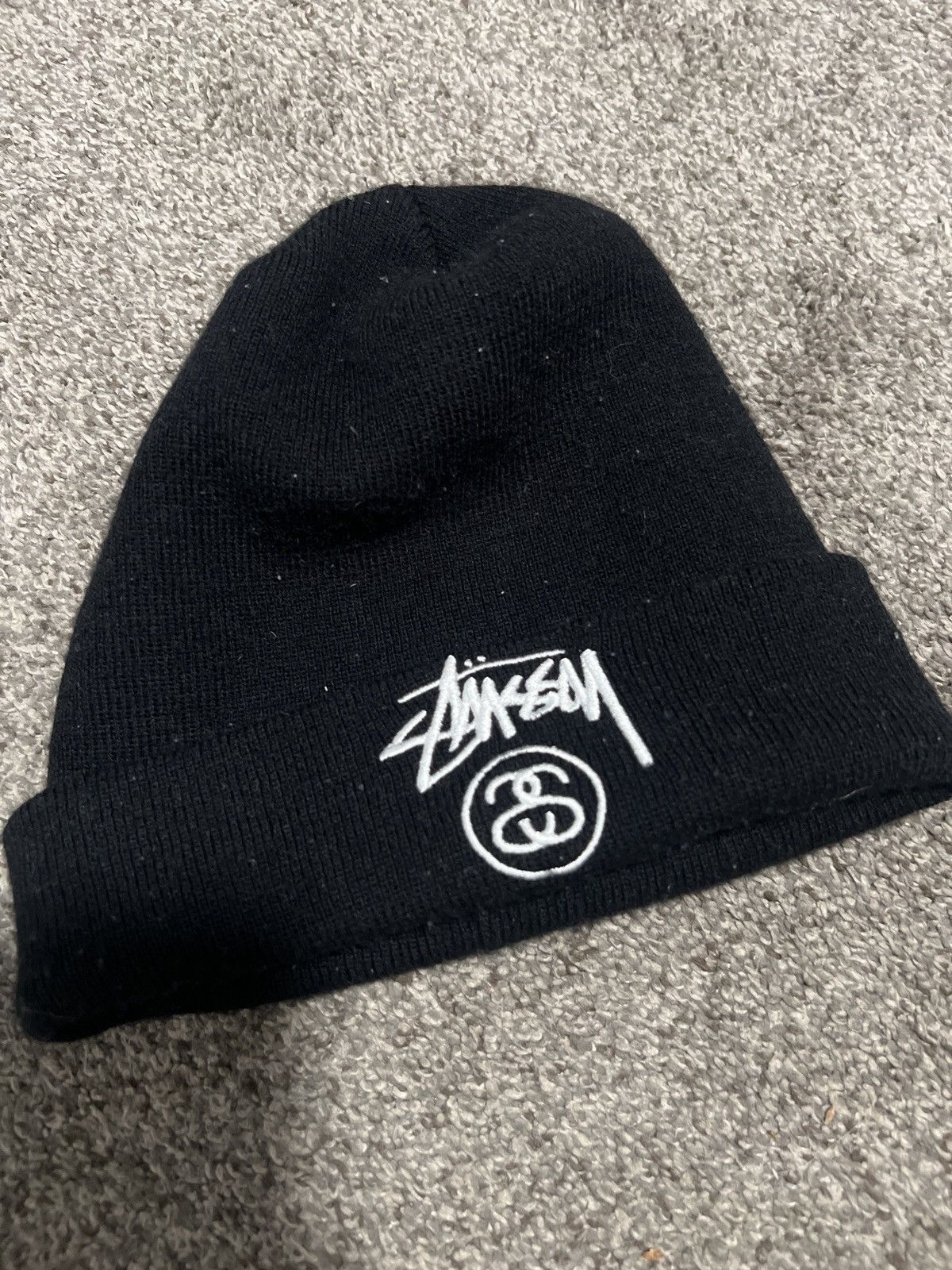 Stussy Black Stussy Beanie Size ONE SIZE - 1 Thumbnail