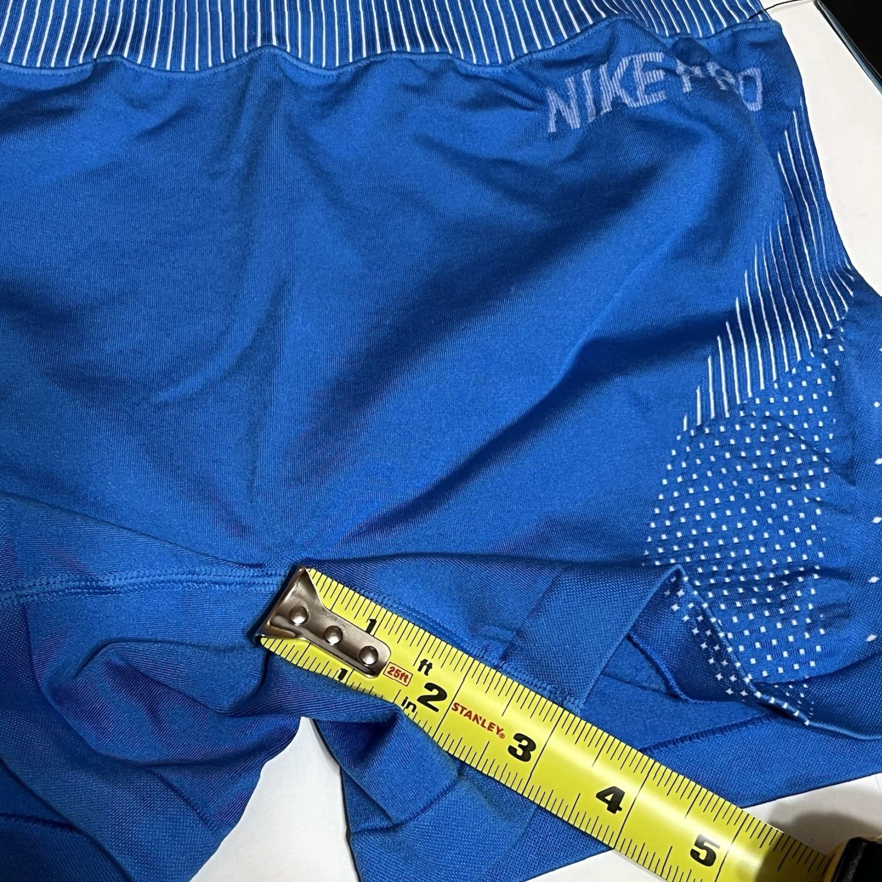 Nike NIKE PRO Hyper COOL 3.0" Compression Shorts Womens Medium Blue Dri Fit NWT Size 32" / US 10 / IT 46 - 4 Thumbnail