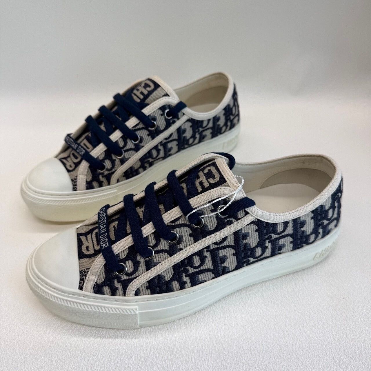 Dior Dior Blue Lowtop Sneakers us_6-5 Women Size US 6.5 / IT 36.5 - 1 Thumbnail