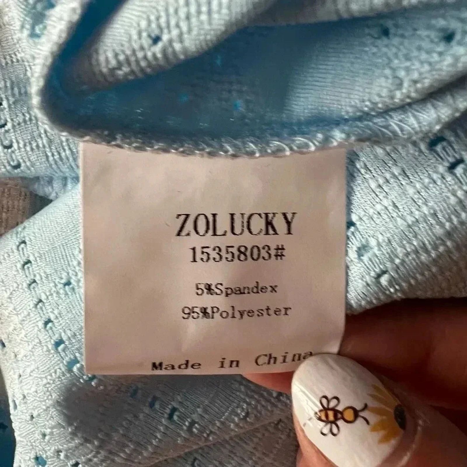 Other Zolucky NWT light blue V-neck eyelet tunic Size XL Size XL / US 12-14 / IT 48-50 - 7 Thumbnail