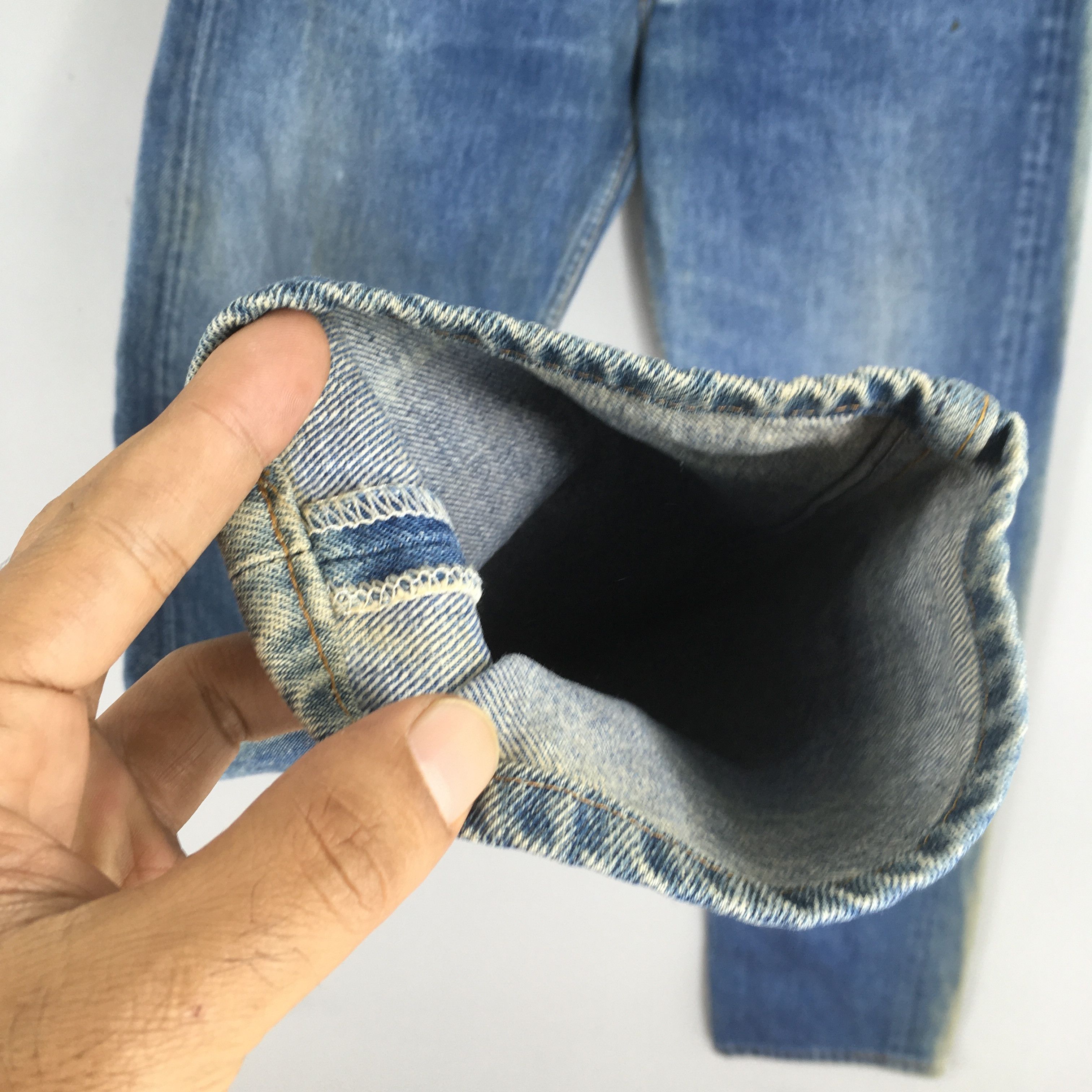 Levi's Size 30x31 Vintage 90s Levi's 501 Faded Blue Jeans S268 Size US 30 / EU 46 - 4 Thumbnail