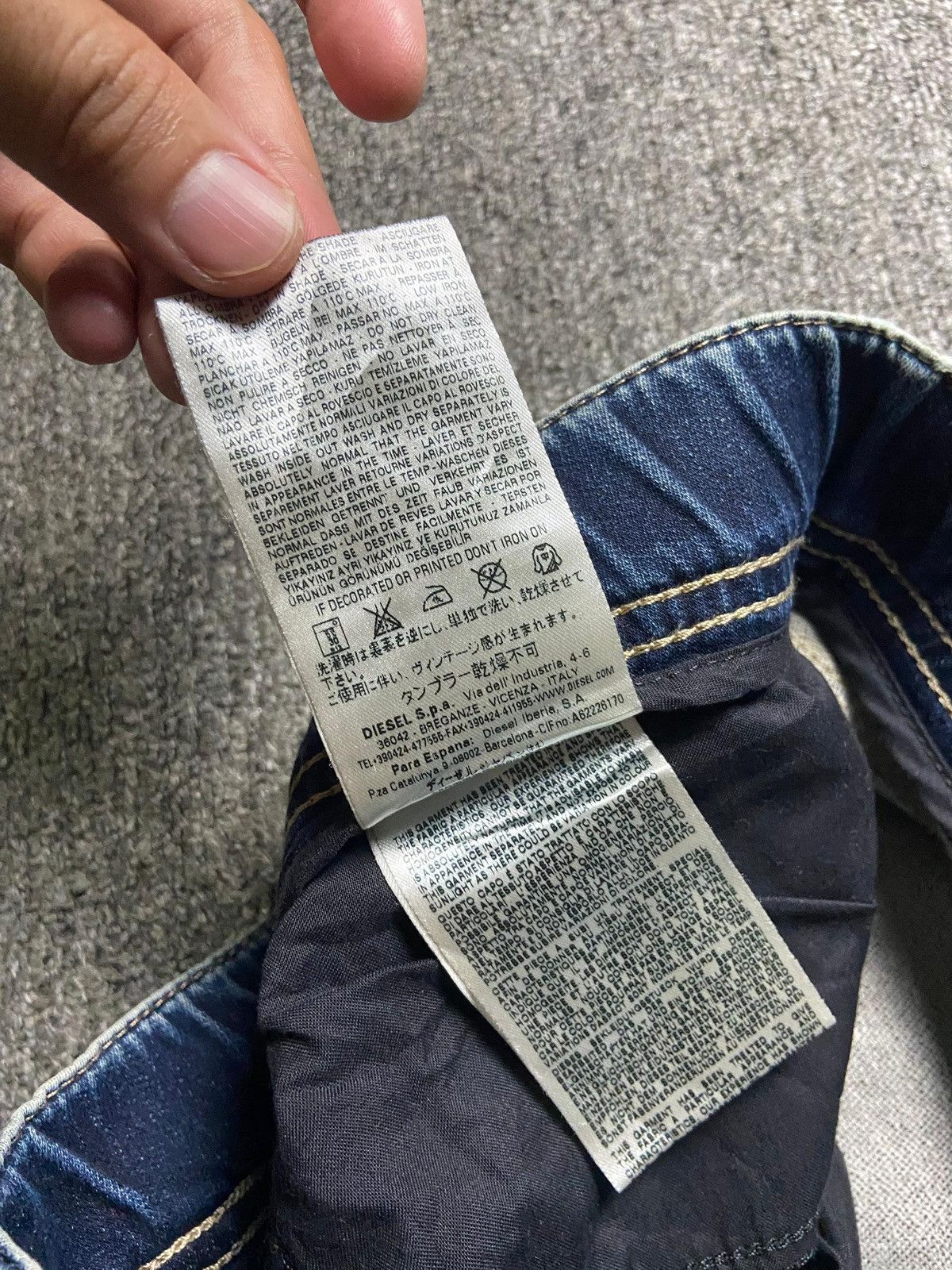 Diesel Vintage DIESEL DENIM + SWEATPANTS (139) Size US 35 - 5 Thumbnail
