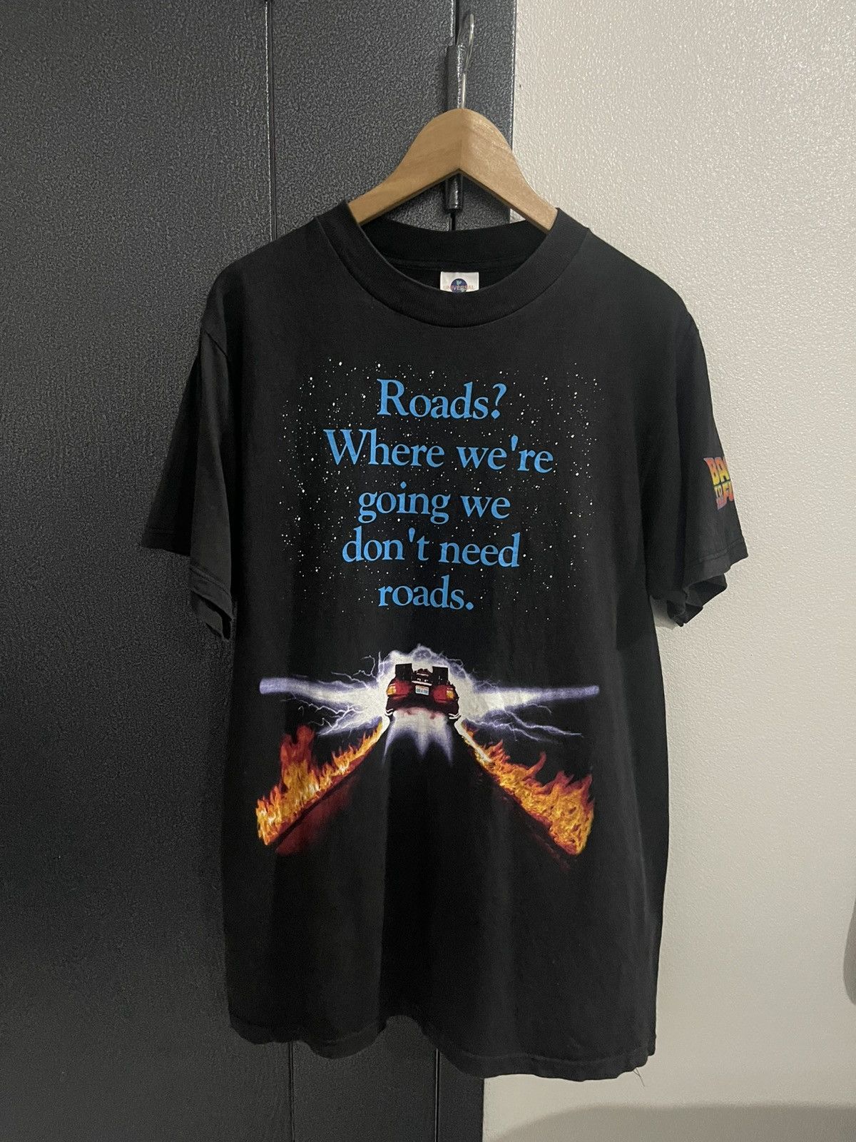 Universal Studios Vintage 90’s Back To The Future Movie Promo T-Shirt Size US L / EU 52-54 / 3 - 1 Thumbnail