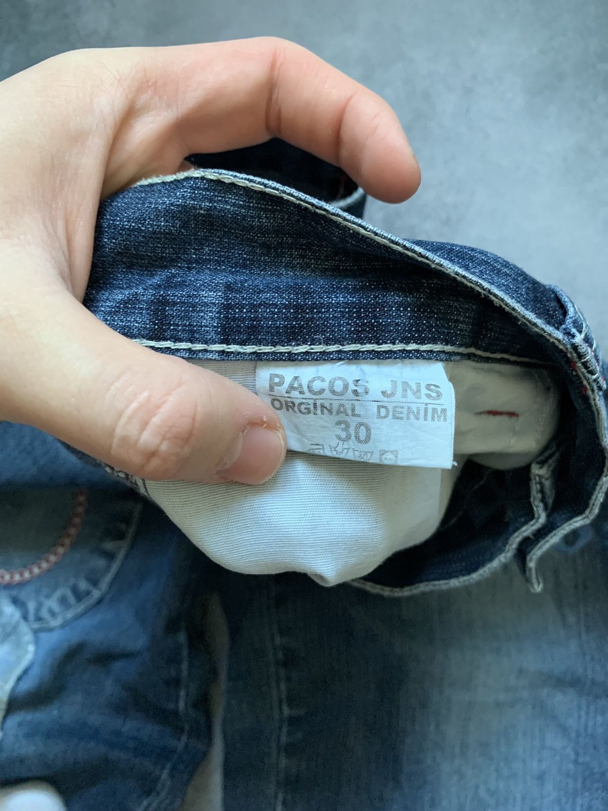 Hysteric Glamour Vintage Rick Owens Junya Watanabe Style Distressed Jeans Size US 30 / EU 46 - 11 Thumbnail