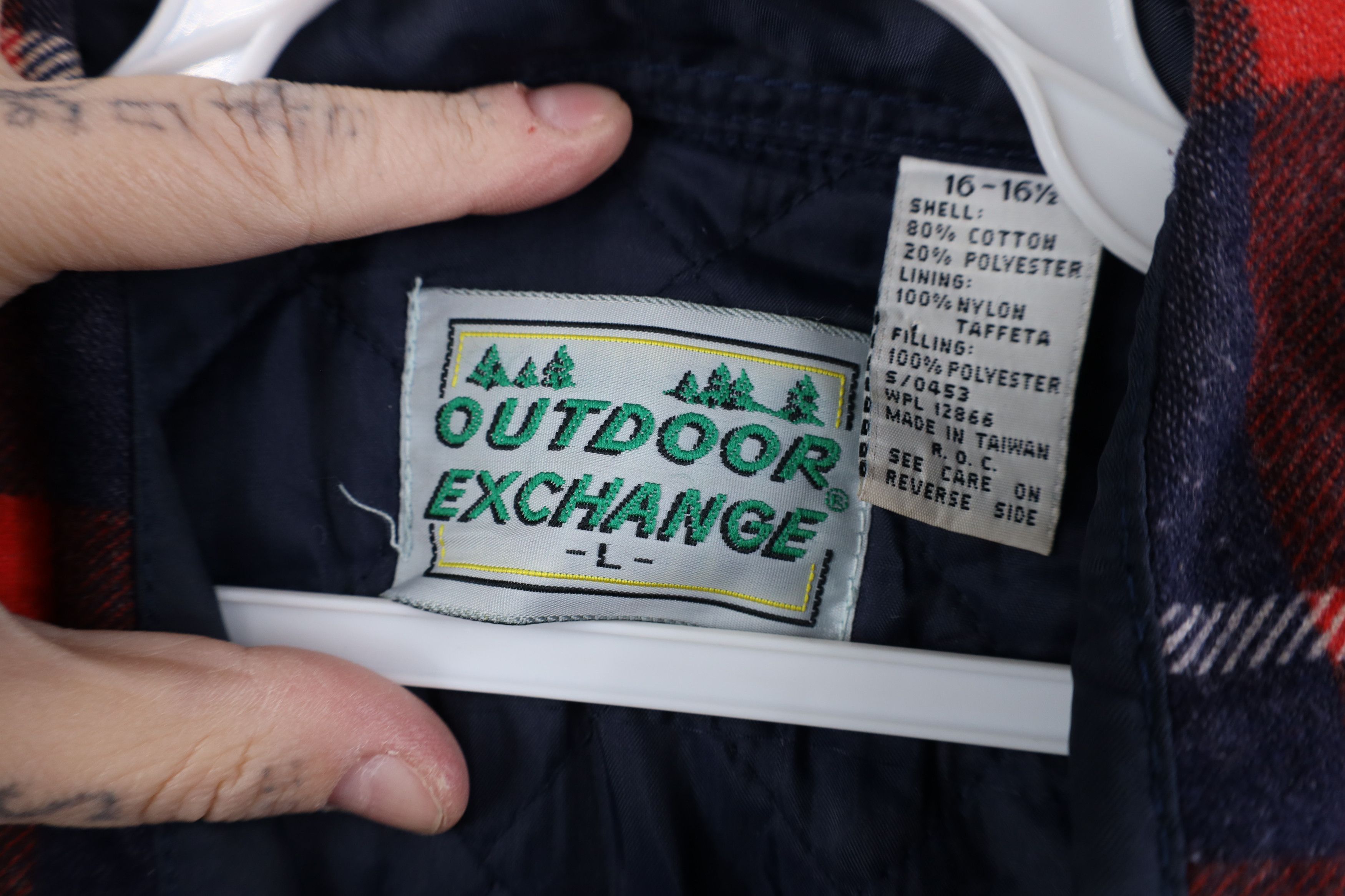 Vintage Vintage 90s Streetwear Quilted Button Shirt Jacket Jac Size US L / EU 52-54 / 3 - 8 Thumbnail