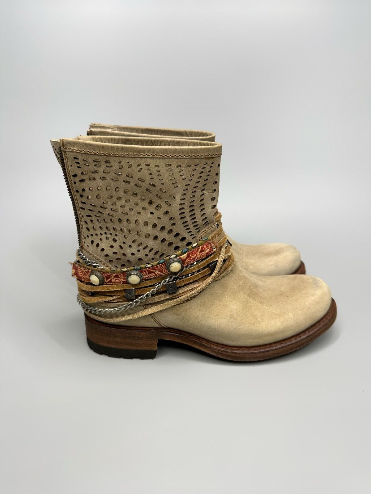 Sendra Rare Sendra Leather Boots Size US 6 / IT 36 - 2 Thumbnail