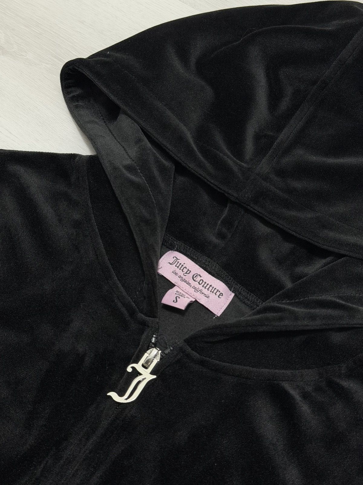 Juicy Couture Juicy Couture Y2K Bedazzled Velour Zip Up Hoodie Women’s S Size S / US 4 / IT 40 - 5 Thumbnail