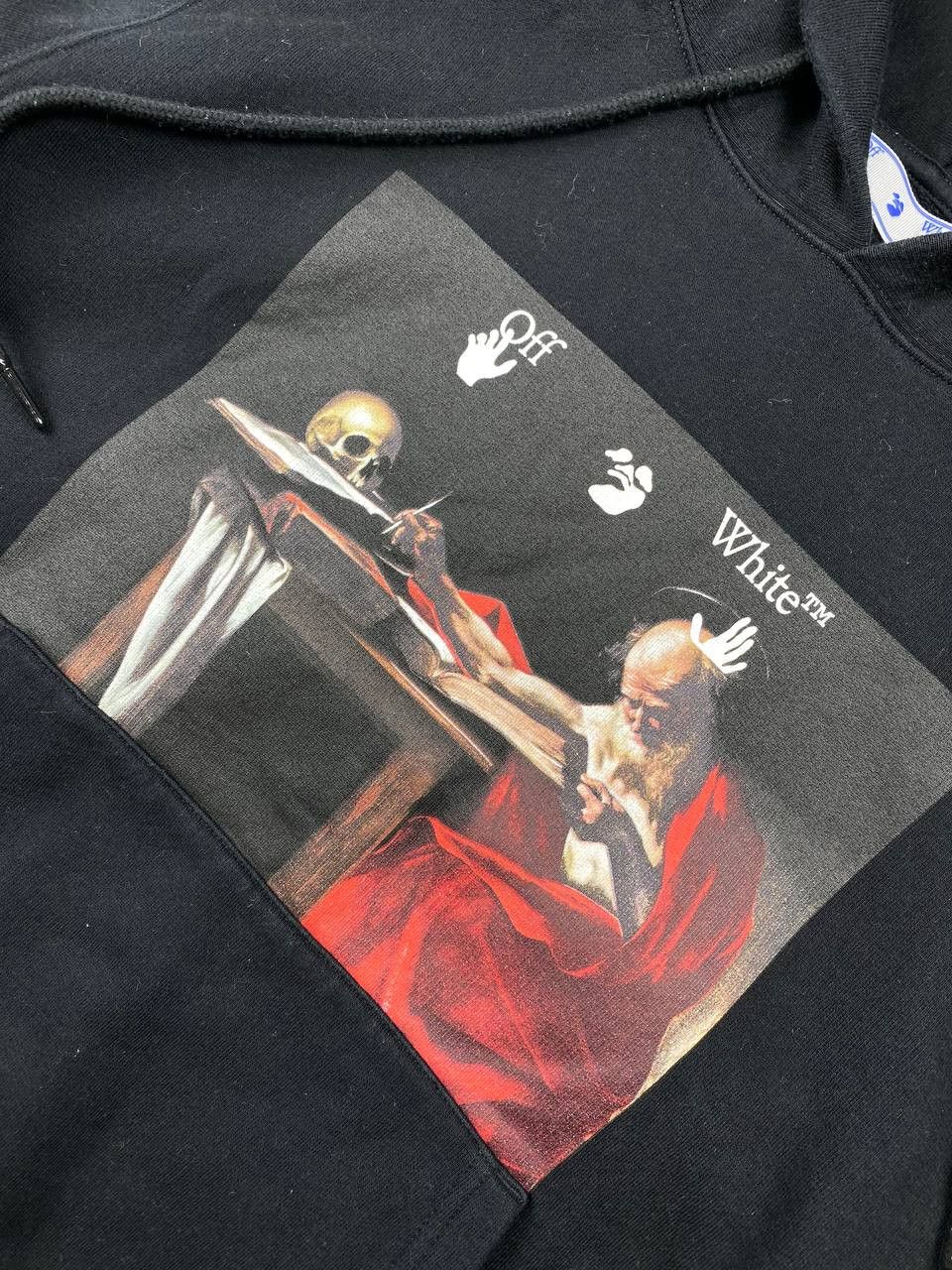 Off-White Off-White Caravaggio Diag Sleeve Hoodie Big Logo Men Size M Size US M / EU 48-50 / 2 - 5 Thumbnail