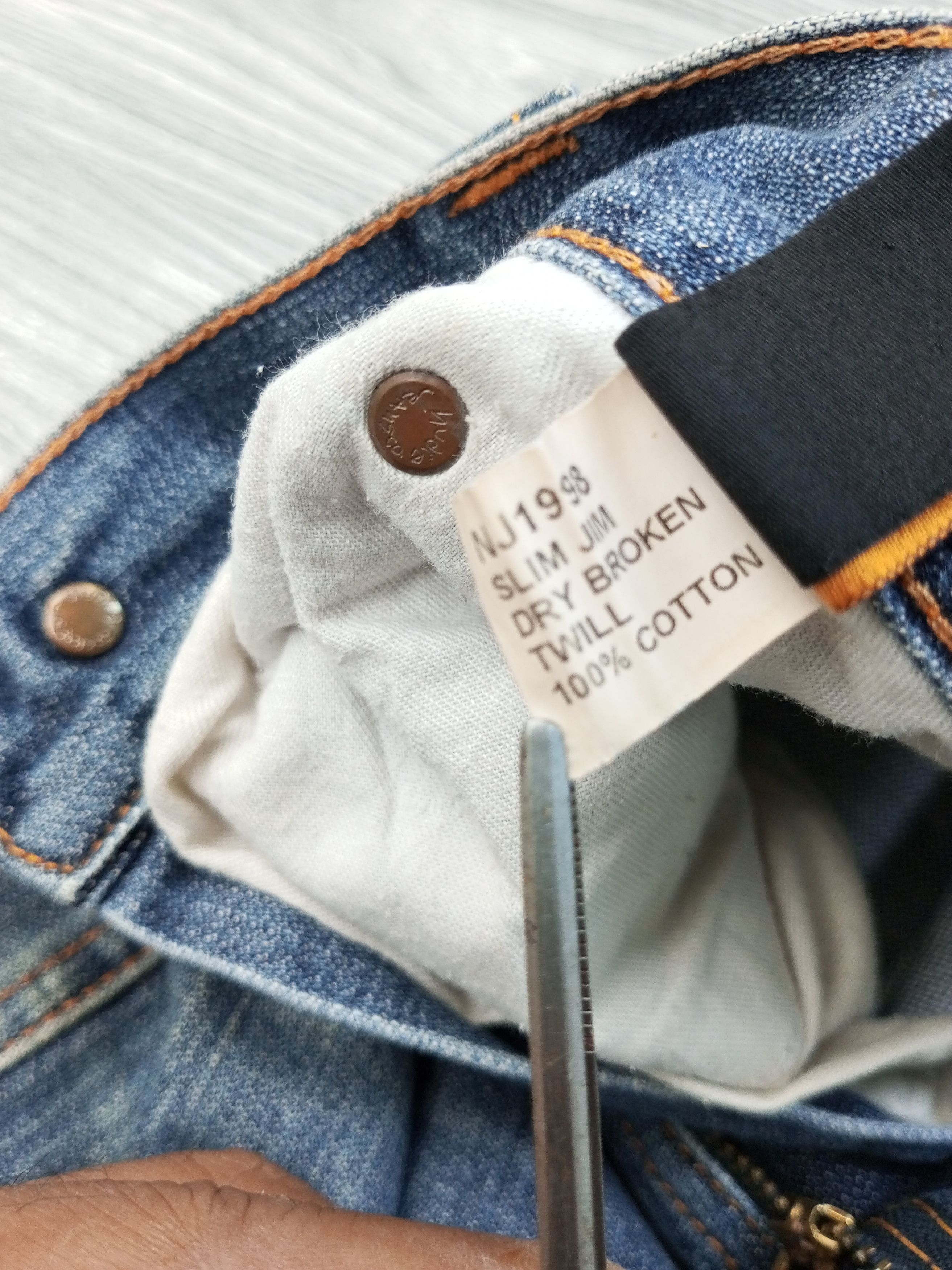 Nudie Jeans Vintage Nudie Jeans slim jim denim jeans size W 30 L 32 Size US 30 / EU 46 - 13 Thumbnail