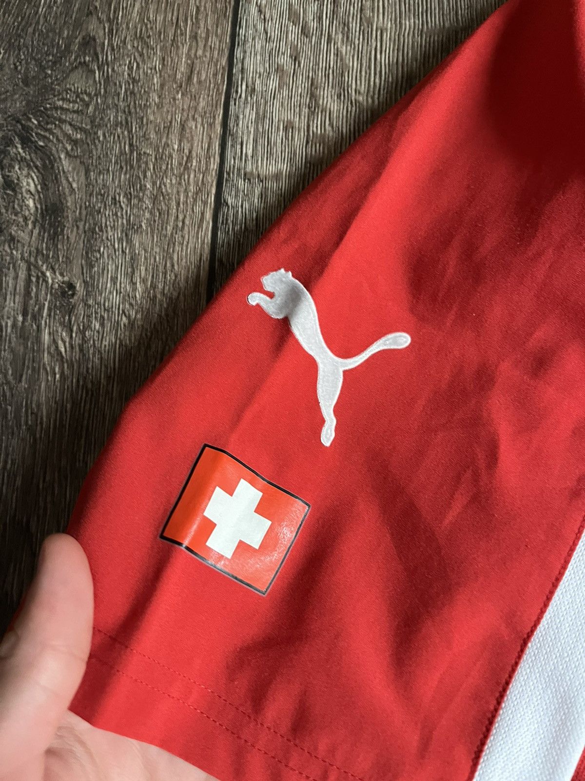 Puma × Vintage Vintage PUMA Switzerland Home Football Jersey 2004-2006 FIFA Size US L / EU 52-54 / 3 - 6 Thumbnail