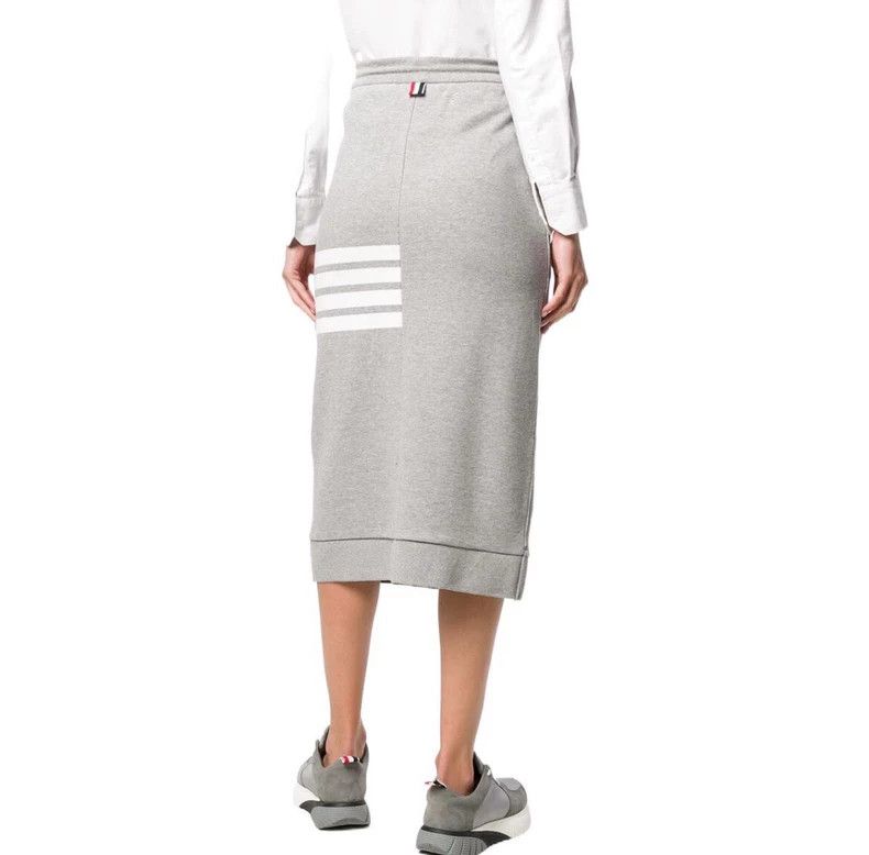 Thom Browne Thom Browne Half length skirt with drawstring. Grey Size XS / US 0-2 / IT 36-38 - 9 Thumbnail