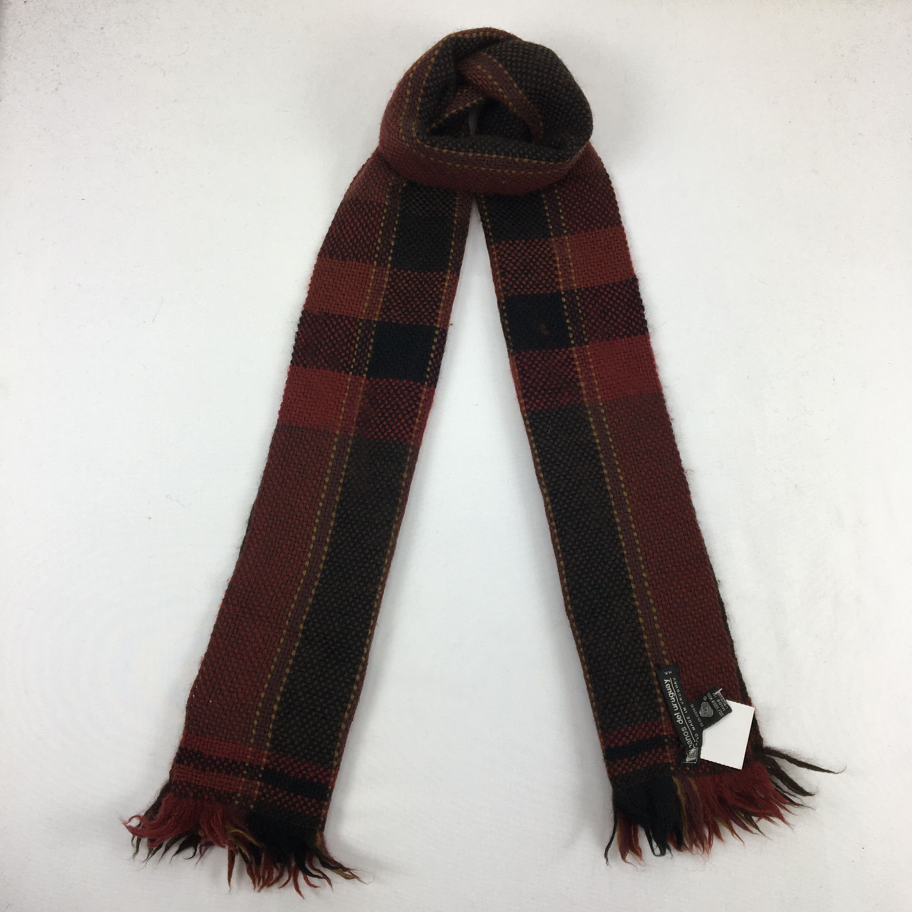 Japanese Brand Vintage Manos Del Uruguay Scarf Muffler Wool Winter -. Size ONE SIZE - 1 Thumbnail